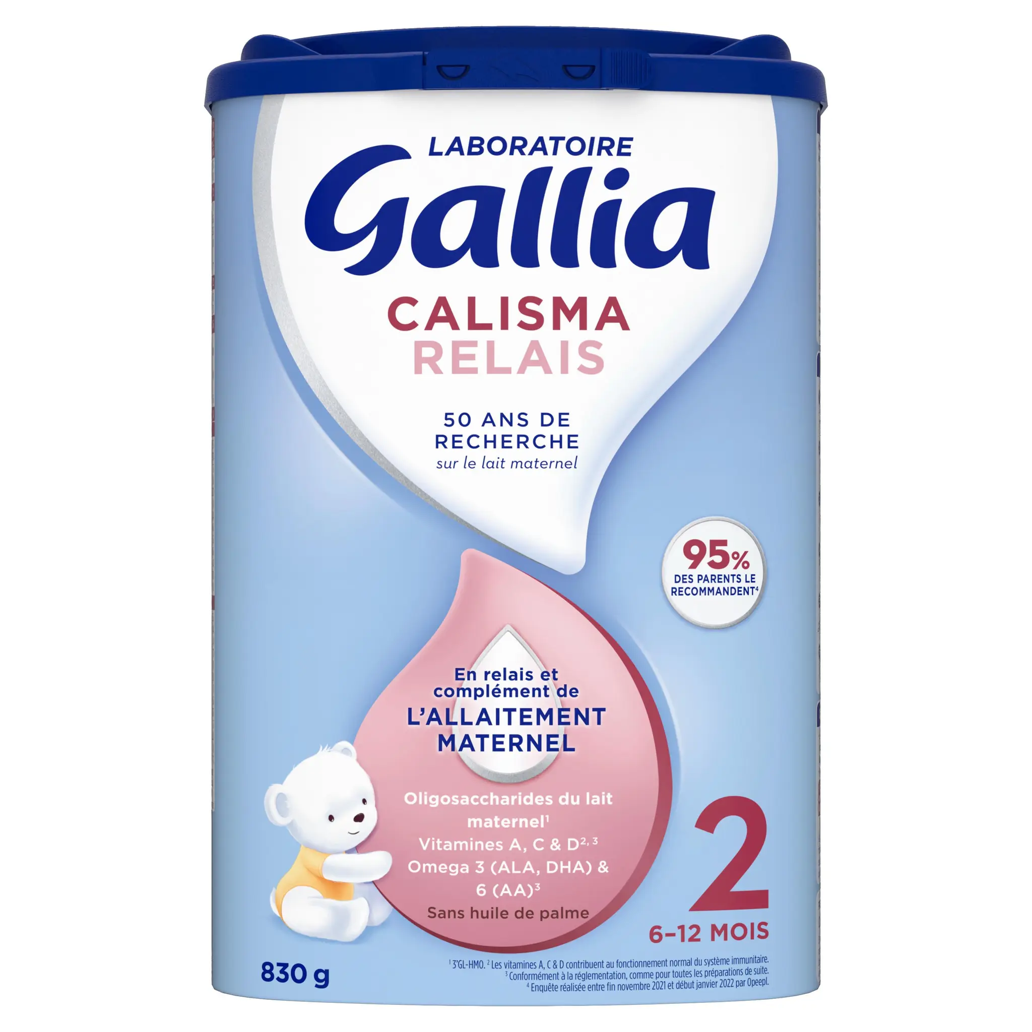 GALLIA Calisma relais 2 lait 2ème âge en poudre de 6 à 12 mois