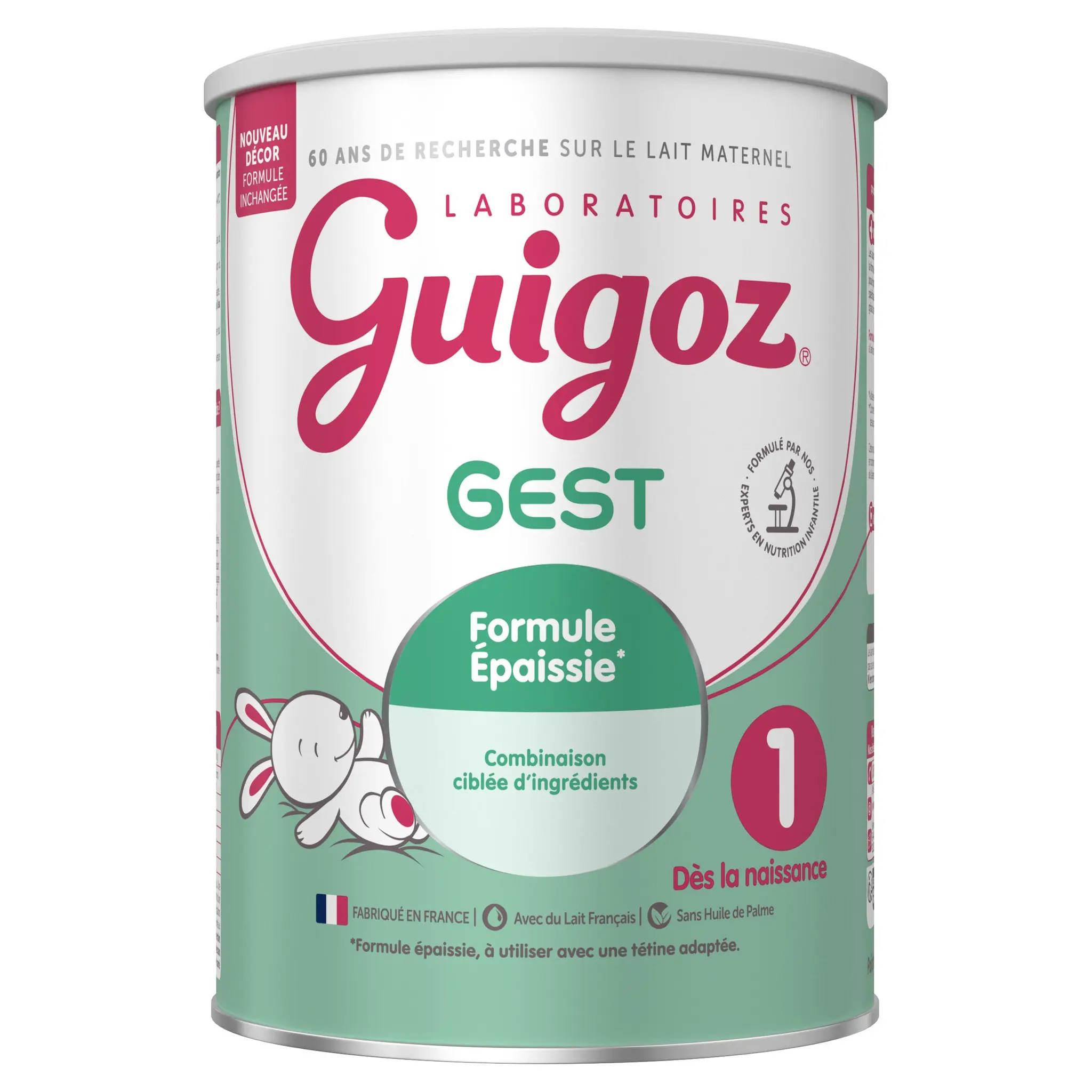 GUIGOZ Guigozgest 1 lait 1er âge en poudre épaissi dès la naissance