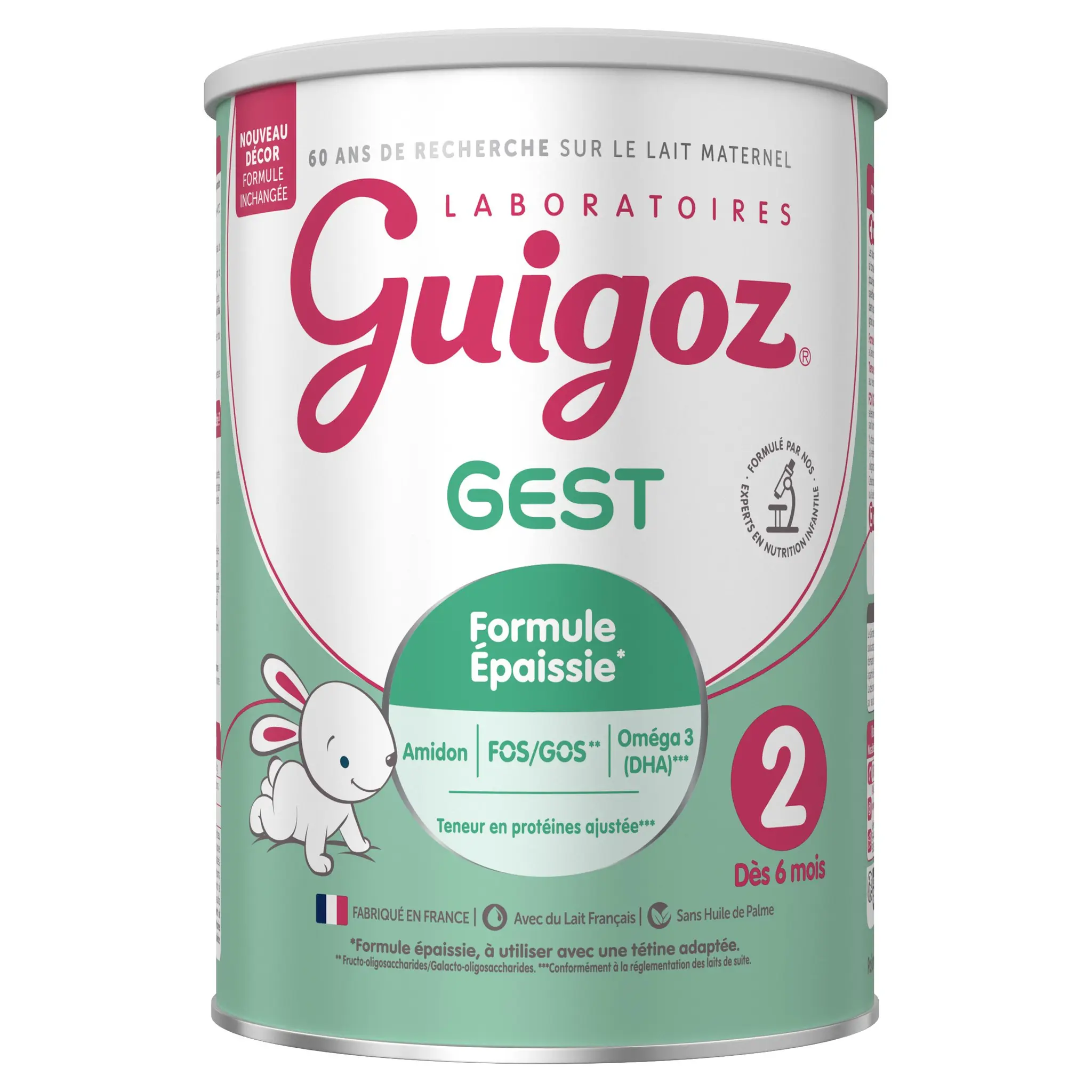GUIGOZ Guigozgest 2 lait 2ème âge en poudre épaissi dès 6 mois
