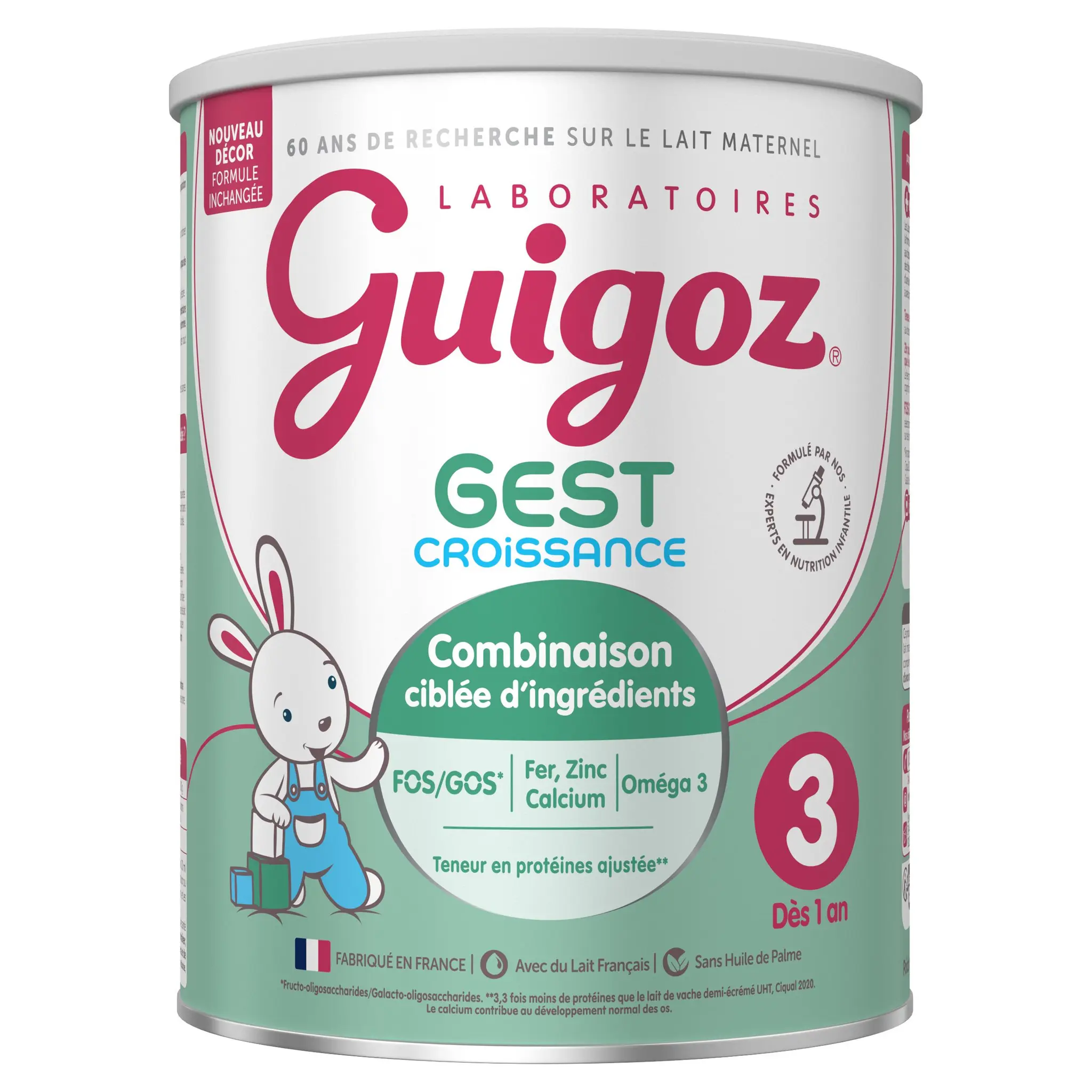 GUIGOZ Guigozgest 3 lait de croissance en poudre dès 12 mois