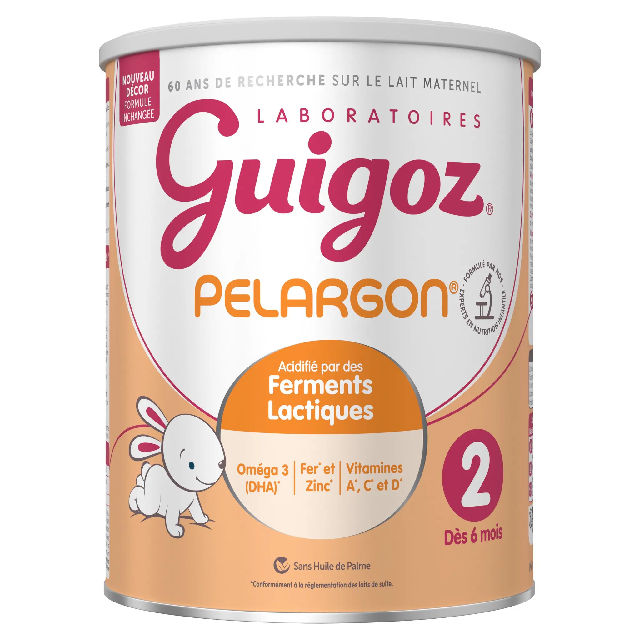 GUIGOZ Pelargon 2 lait 2ème âge en poudre dès 6 mois