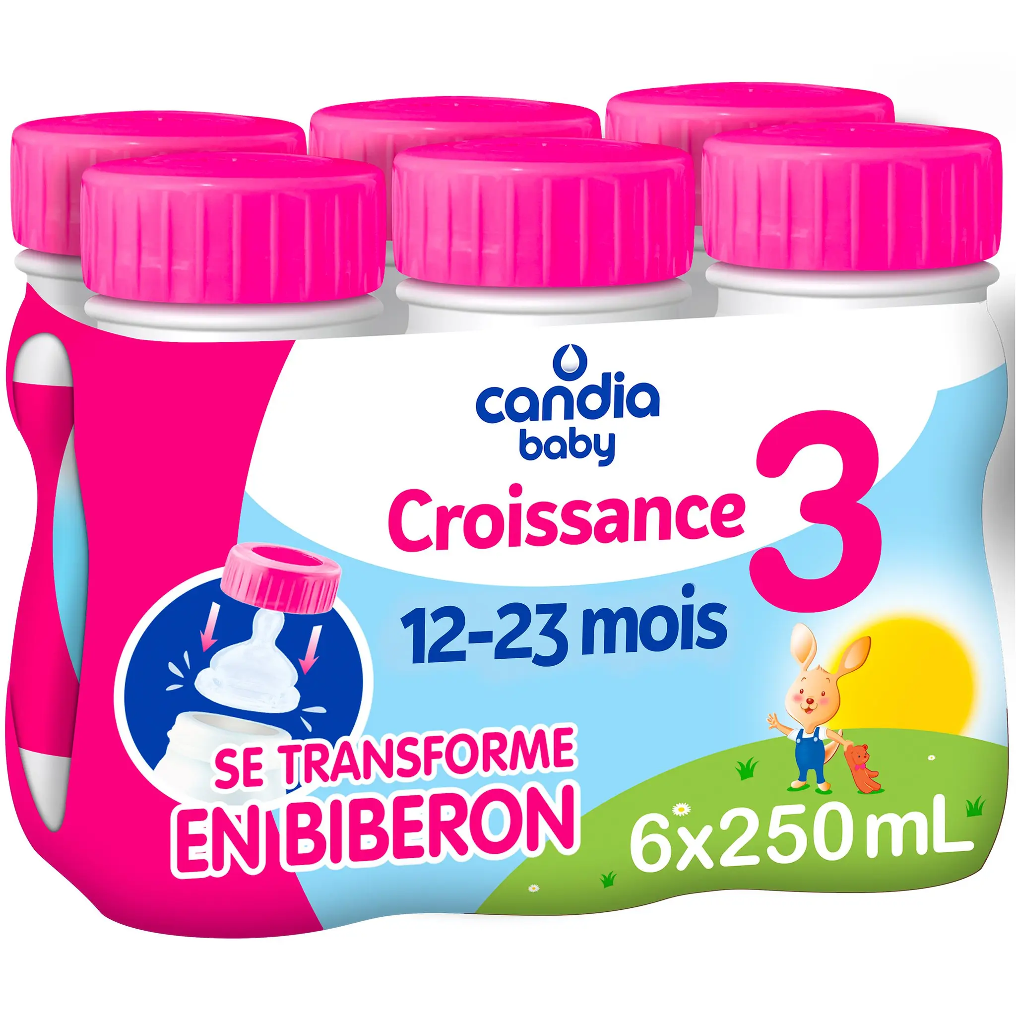 CANDIA BABY 3 Lait de croissance liquide dès 12 mois