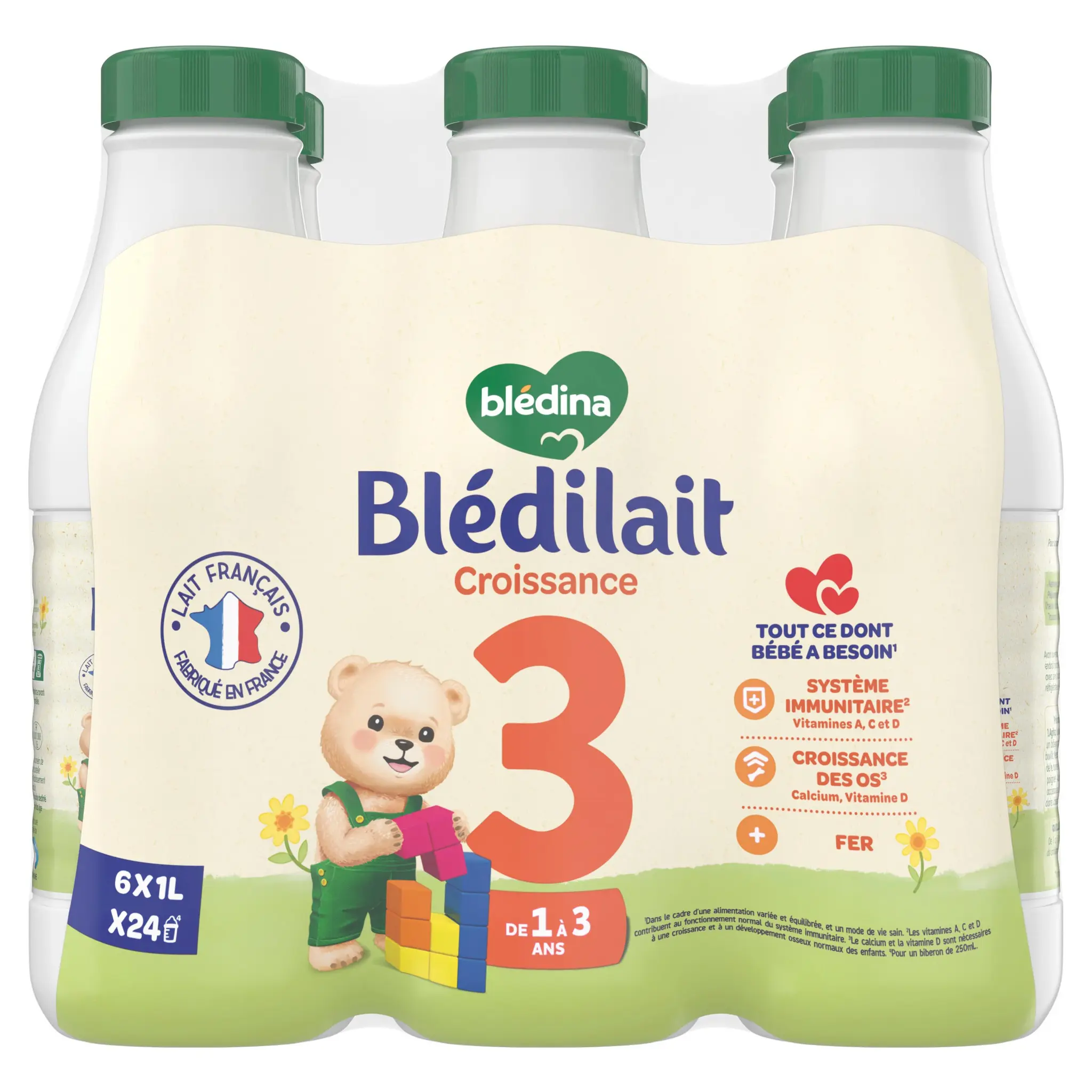 BLEDINA Blédilait croissance liquide dès 12 mois