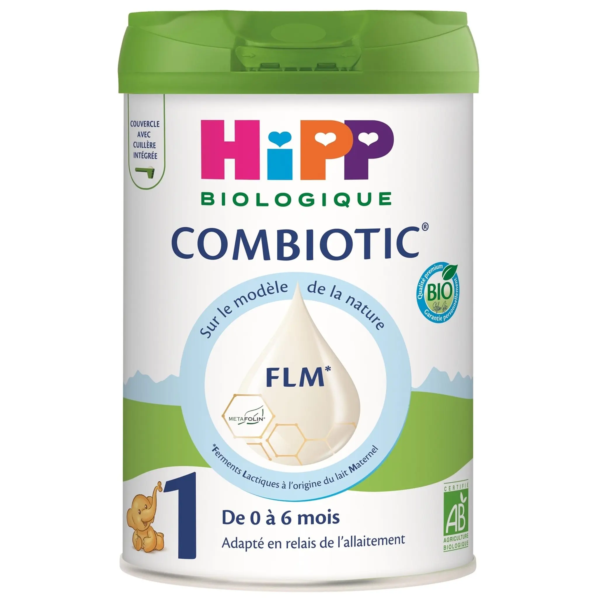HIPP Combiotic FLM Lait bio en poudre 1er âge dès la naissance