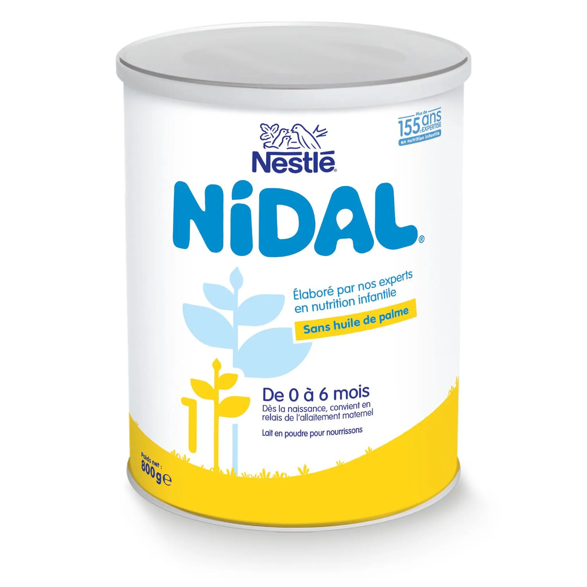 NESTLE Nidal Lait 1er âge en poudre dès la naissance