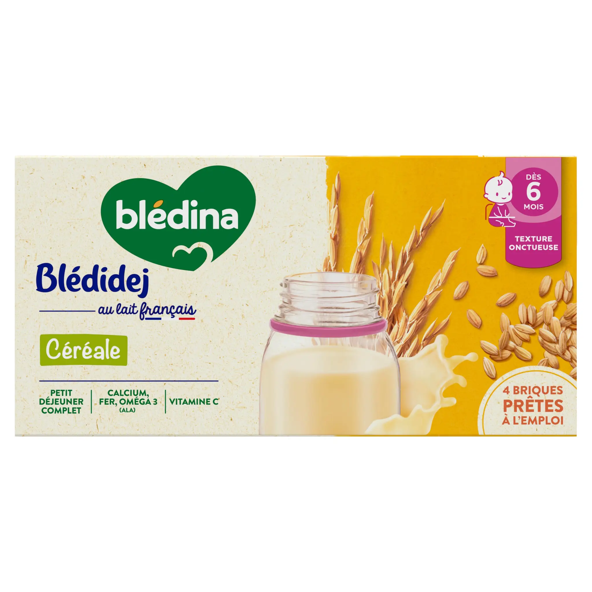 BLEDIDEJ Céréales lactées en brique dès 6 mois