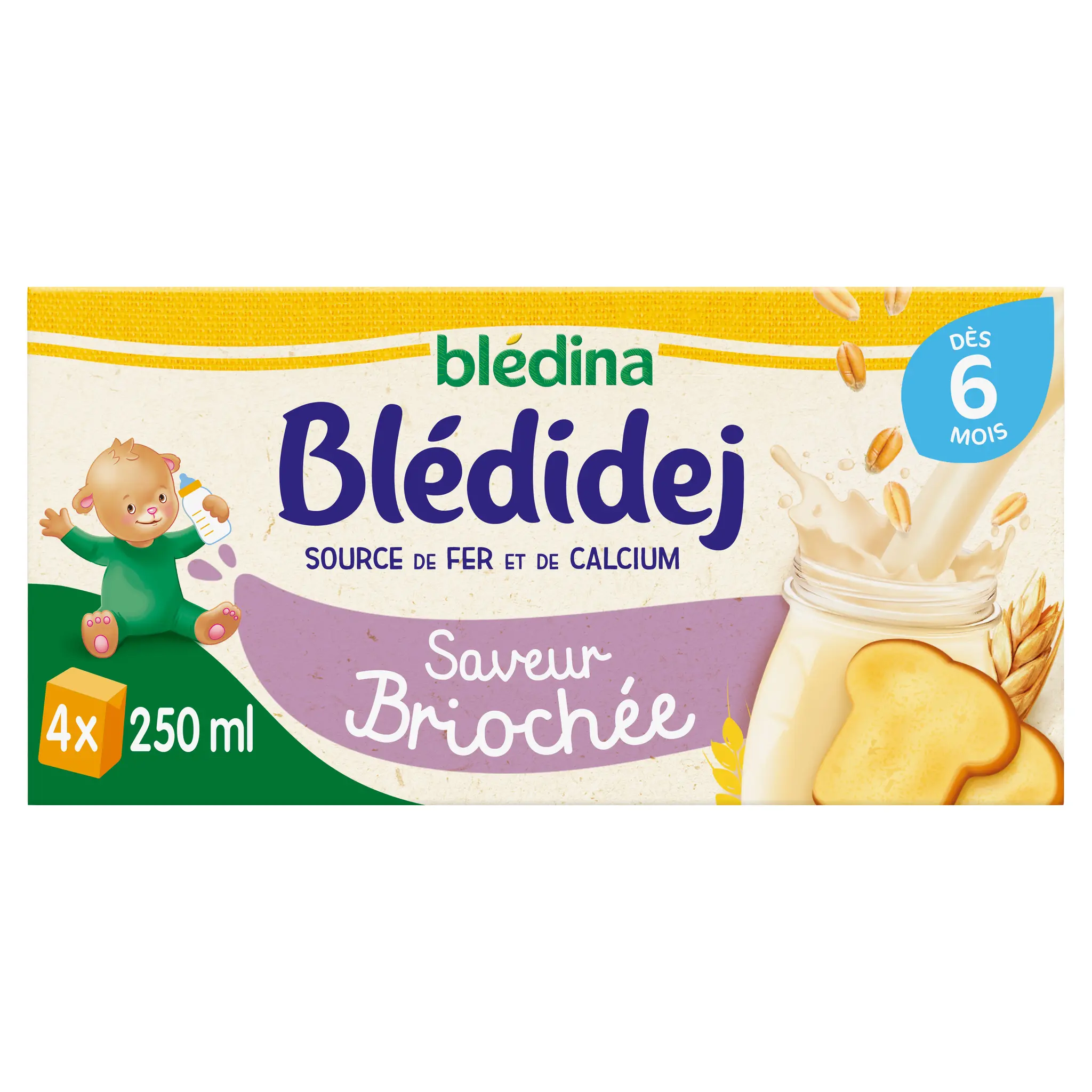 BLEDIDEJ Céréales lactées saveur briochée dès 6 mois