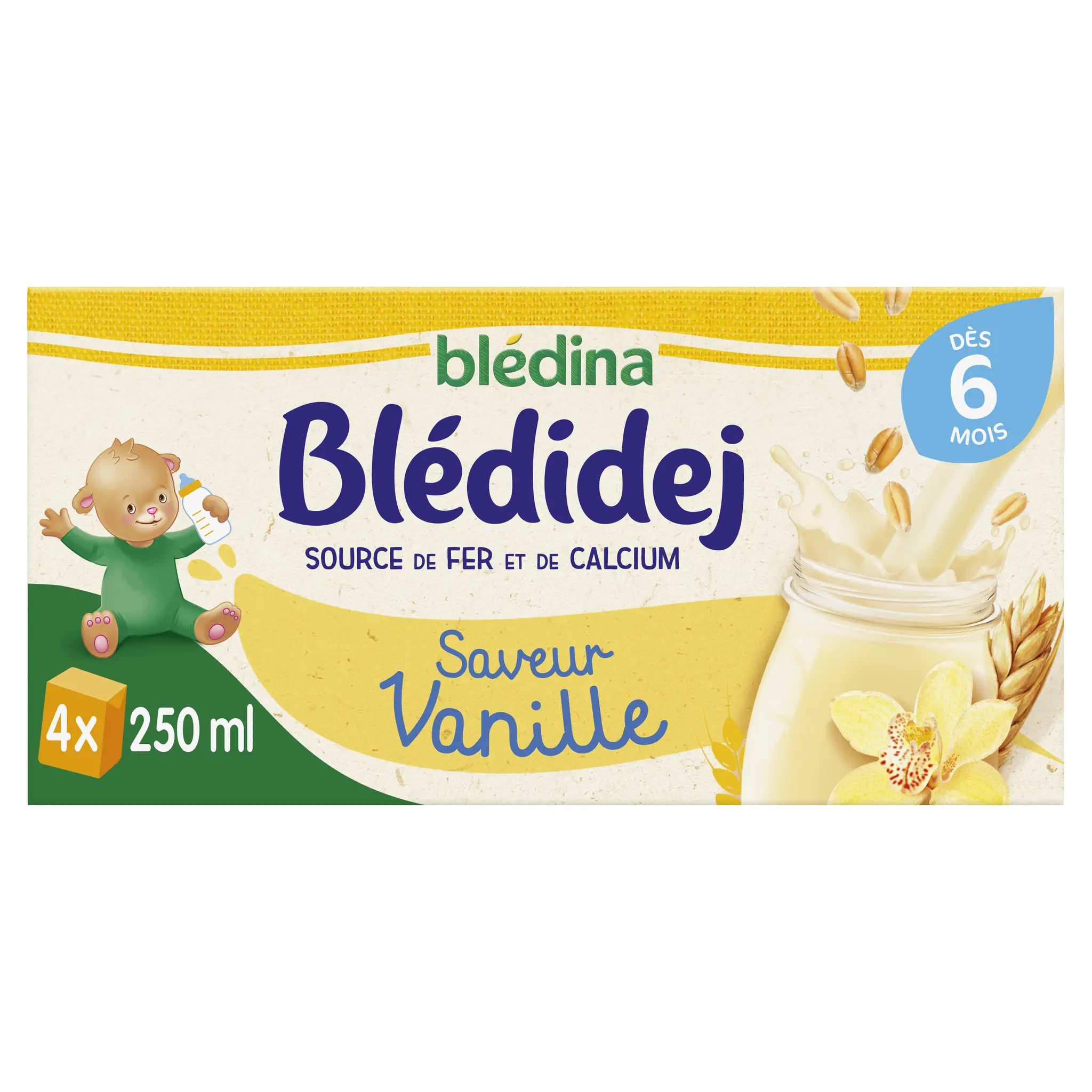 BLEDIDEJ Céréales lactées vanille dès 6 mois