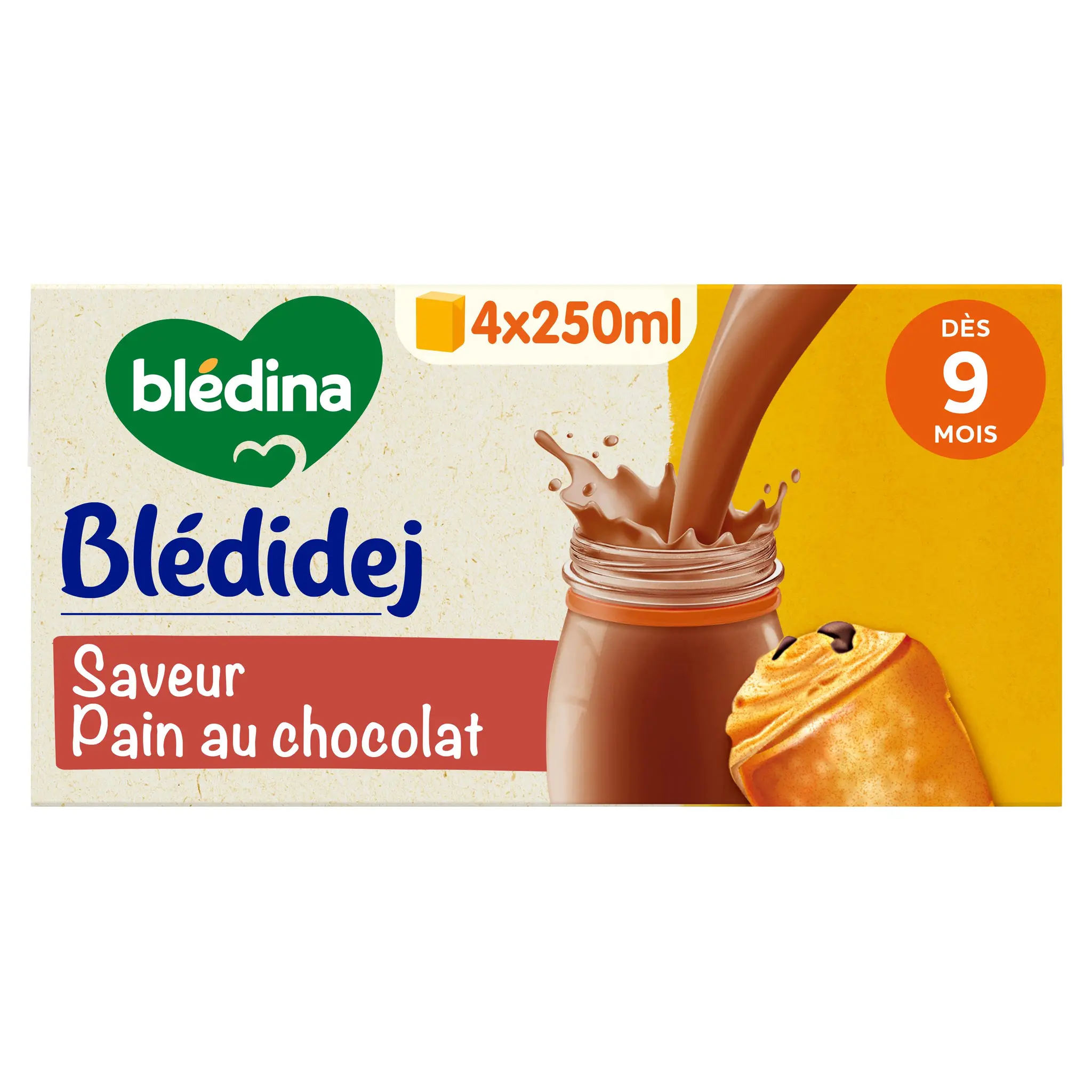 BLEDIDEJ Céréales lactées au caramel dès 9 mois