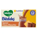 BLEDIDEJ Céréales lactées choco-biscuitée dès 12 mois