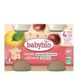 BABYBIO Petit pot dessert pomme châtaigne bio dès 6 mois
