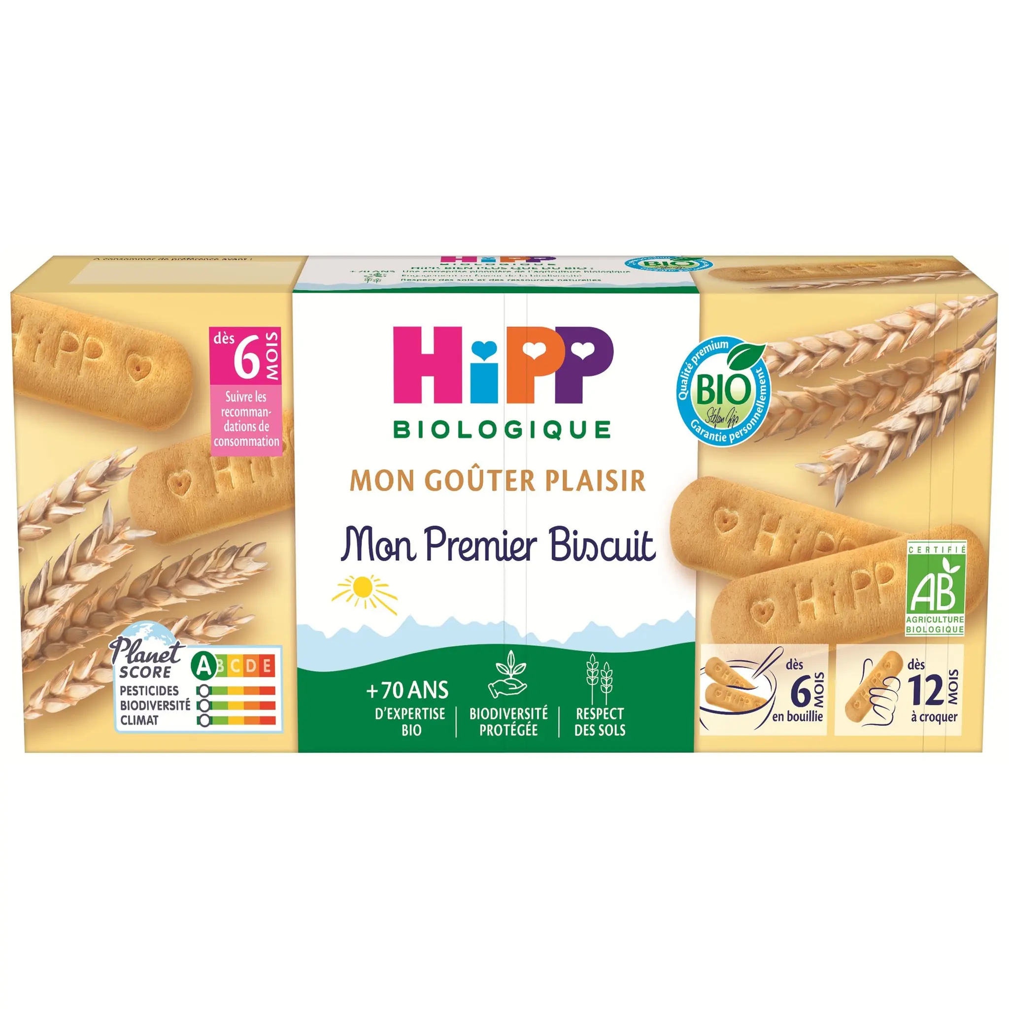 HIPP Mon goûter plaisir mon premier biscuit bio dès 6 mois