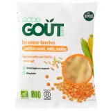GOOD GOUT Les amuse bouches lentilles corail maïs avoine Bio dès 10 mois