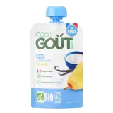 GOOD GOUT Gourde dessert brassé poire vanille bio dès 6 mois