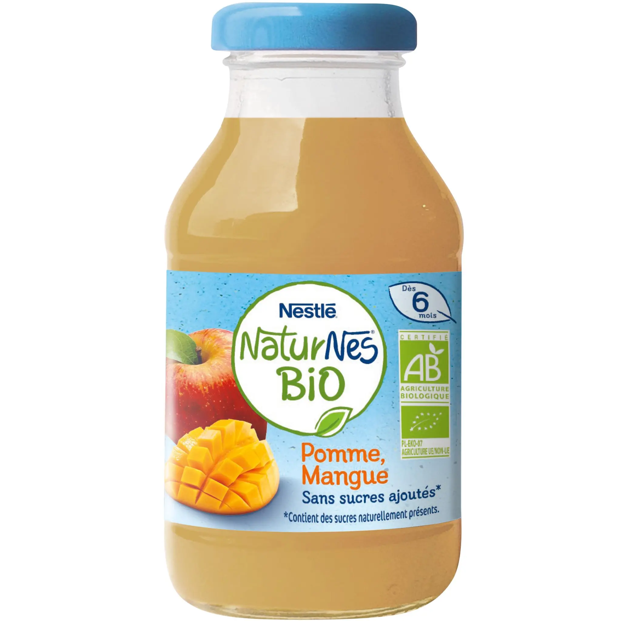 NESTLE Boisson à base de purée de pommes et mangues bio dès 6 mois