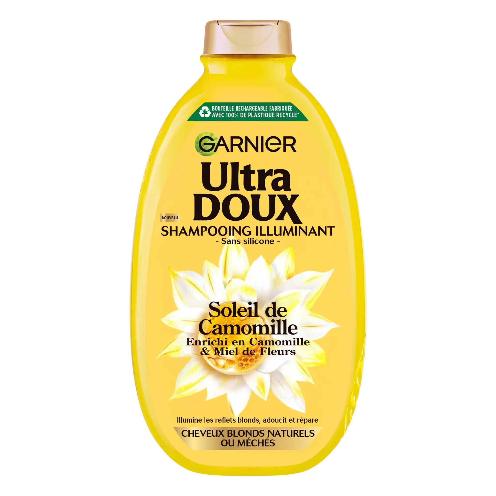 GARNIER ULTRA DOUX Shampoing illuminant camomille cheveux blonds