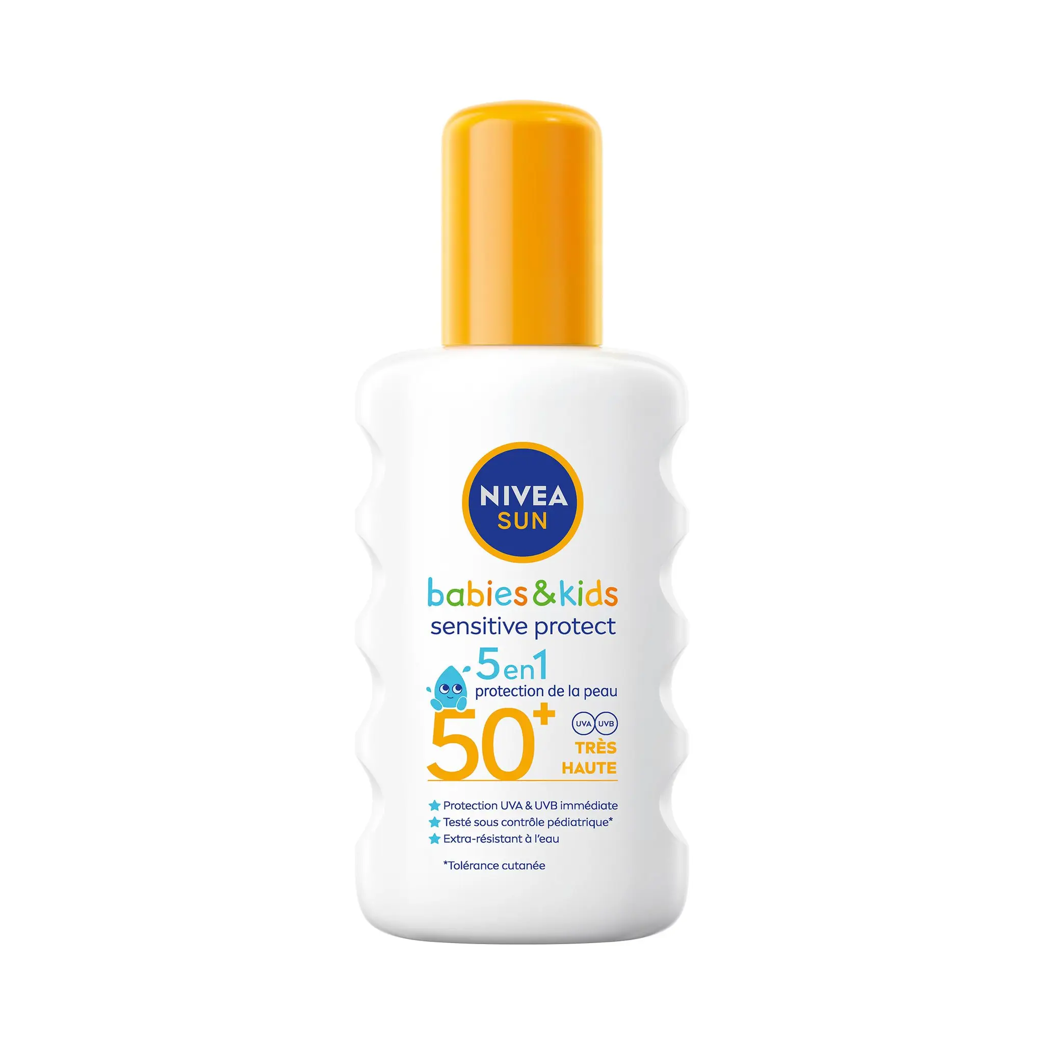 NIVEA SUN Spray solaire enfants sensitive résiste à l'eau FPS50+