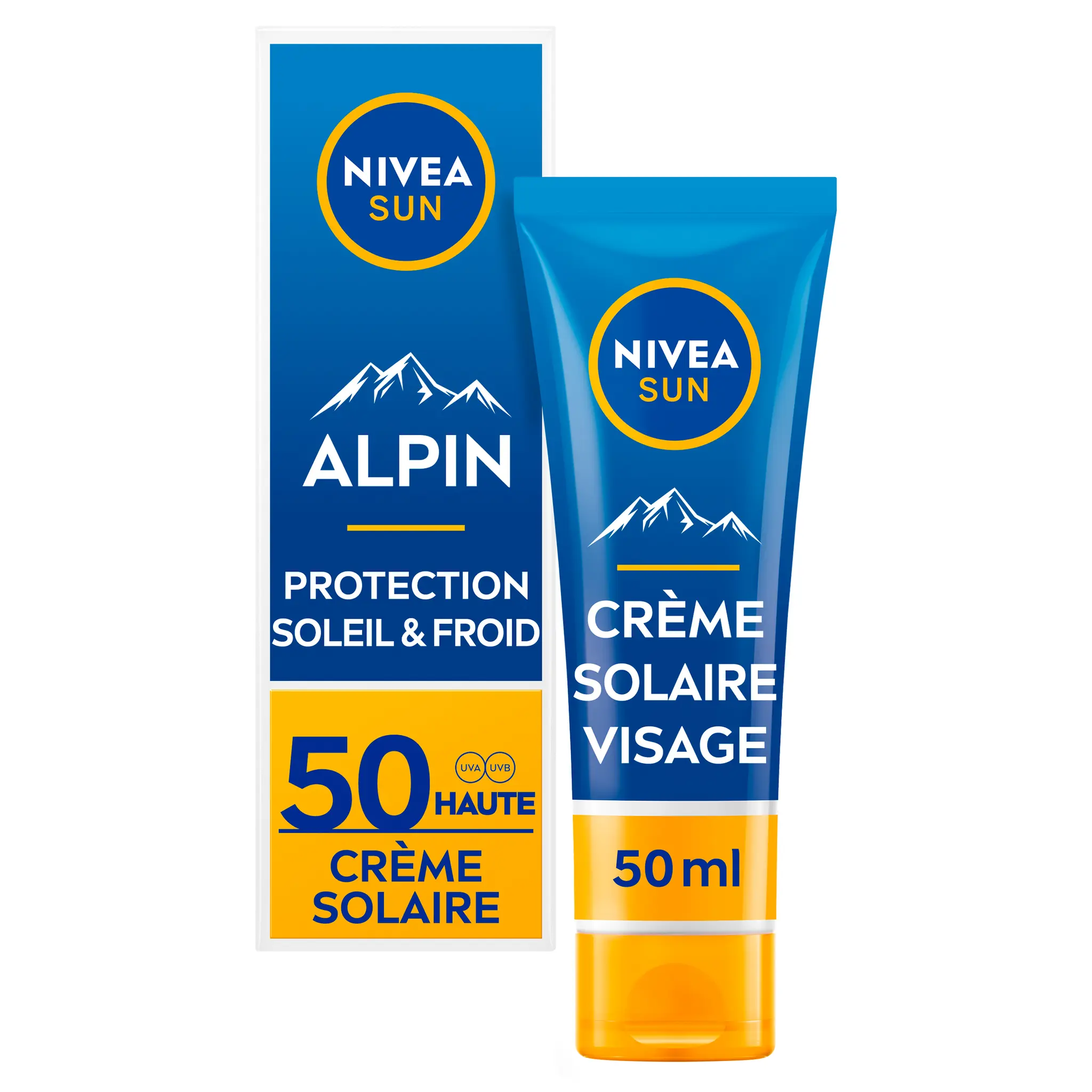 NIVEA SUN Crème solaire visage protection haute SPF50