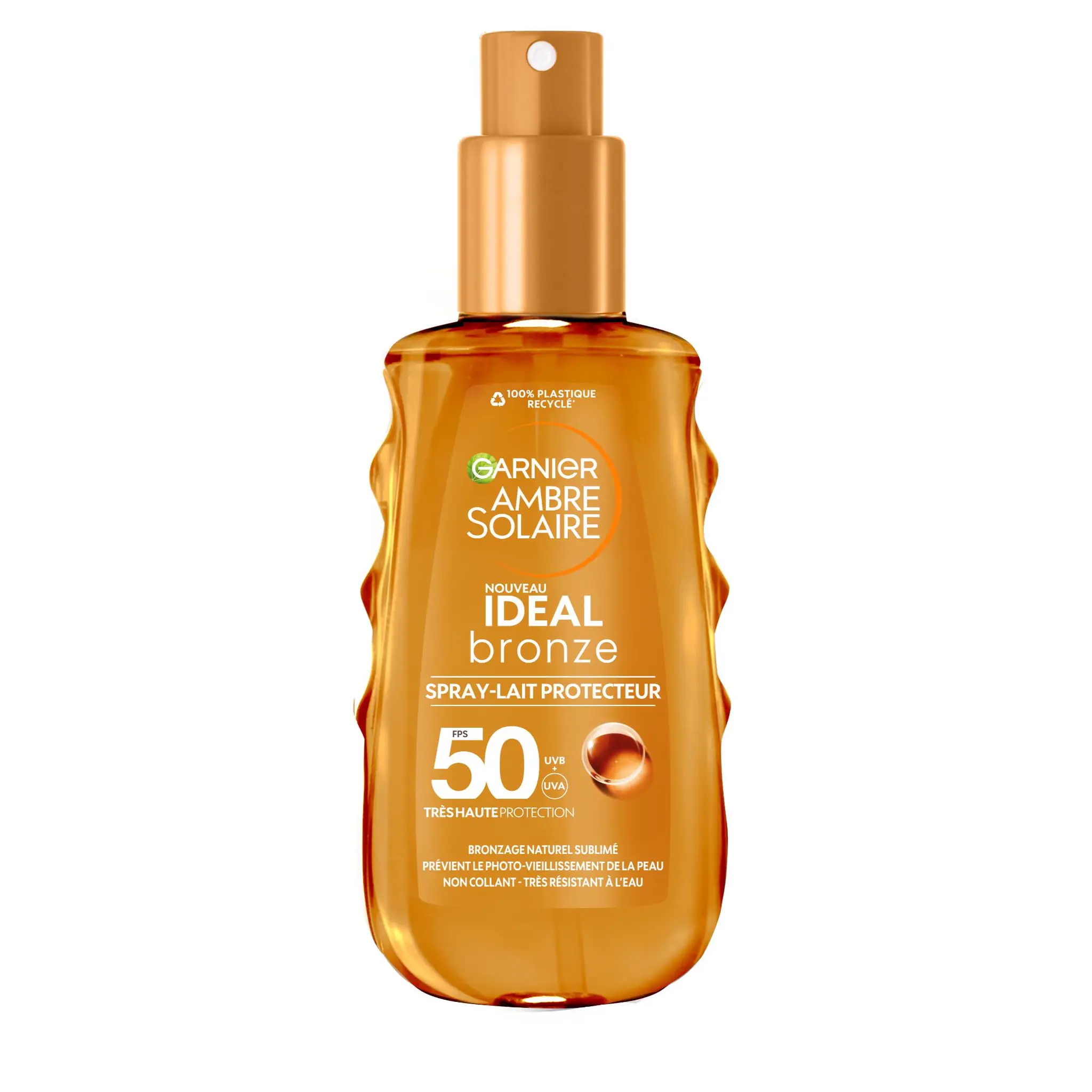 GARNIER Ambre Solaire Ideal Bronze Spray lait protecteur SPF 50