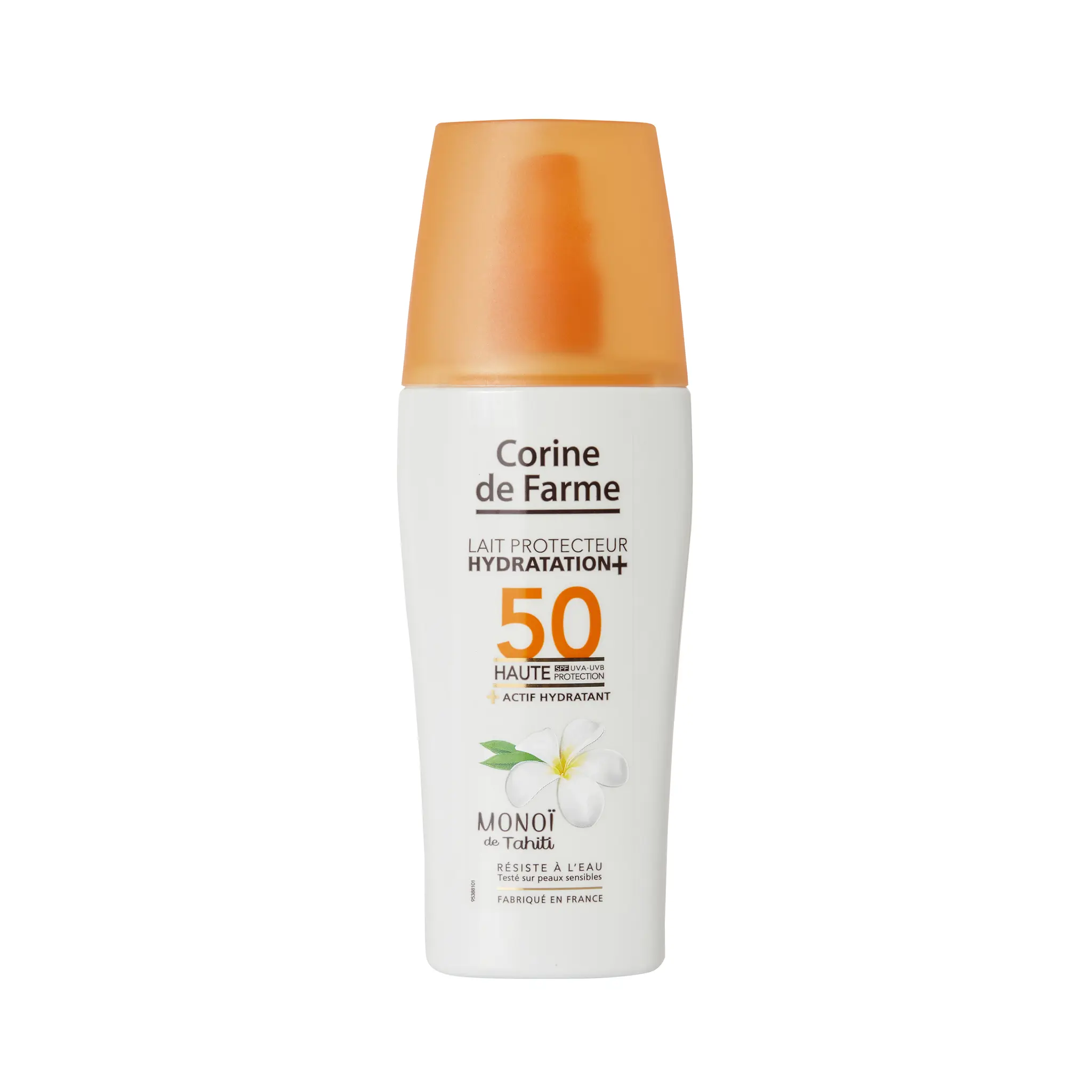 CORINE DE FARME Lait protecteur solaire hydratation SPF50 au monoï de Tahiti