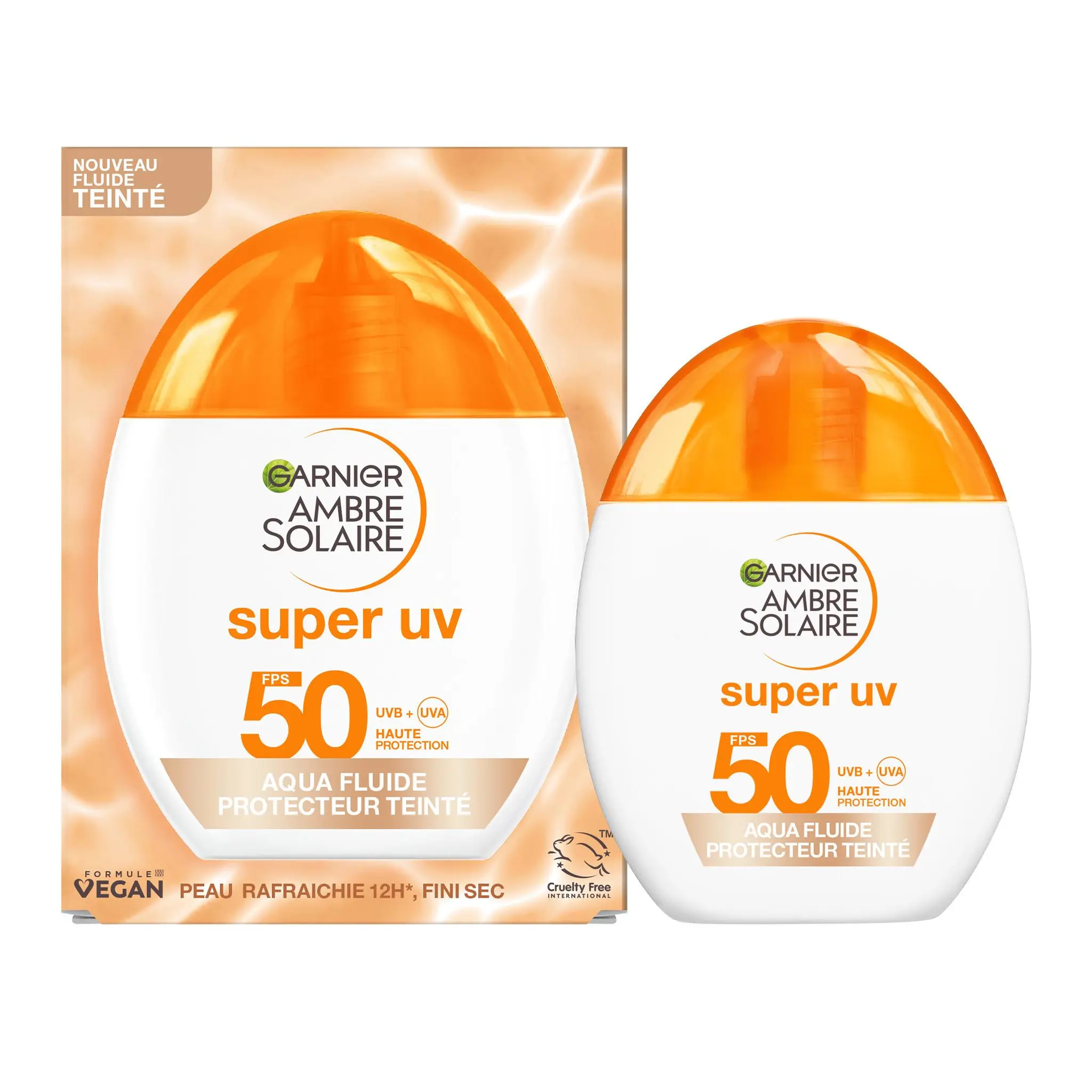 GARNIER Ambre Solaire Super UV Aqua fluide teinté FPS50