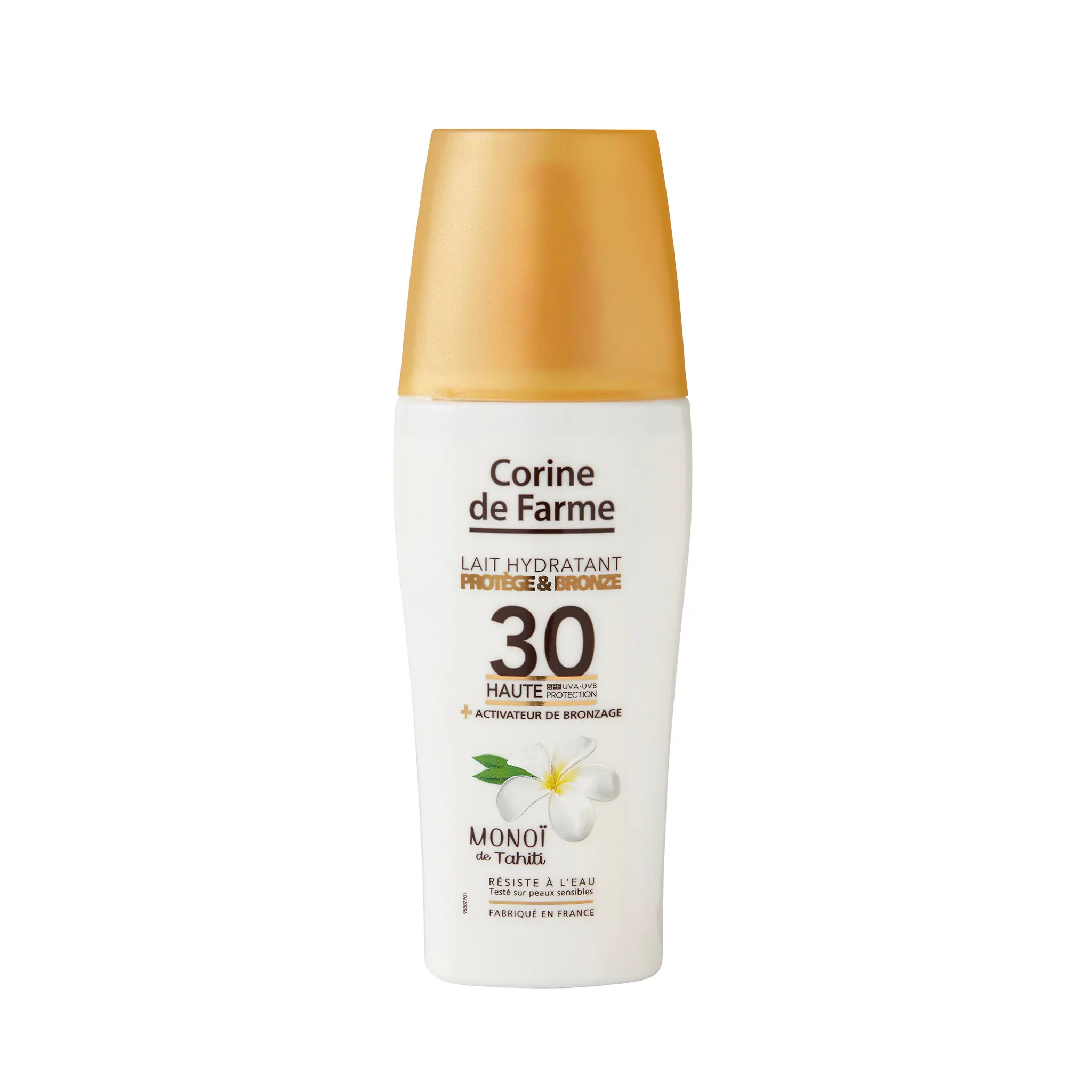 CORINE DE FARME Lait hydratant protège & bronze spf 30