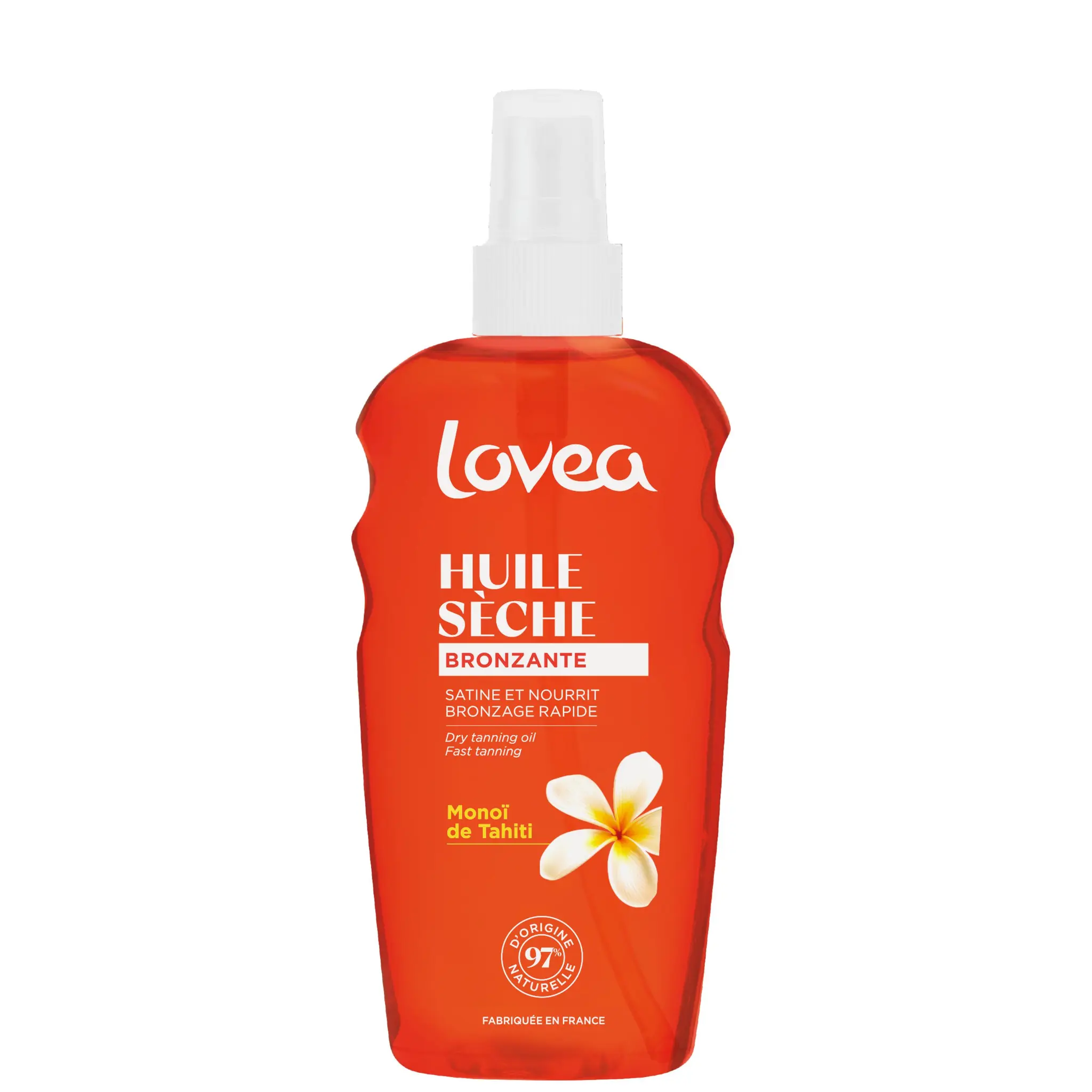 LOVEA Huile sèche bronzante monoï de Tahiti