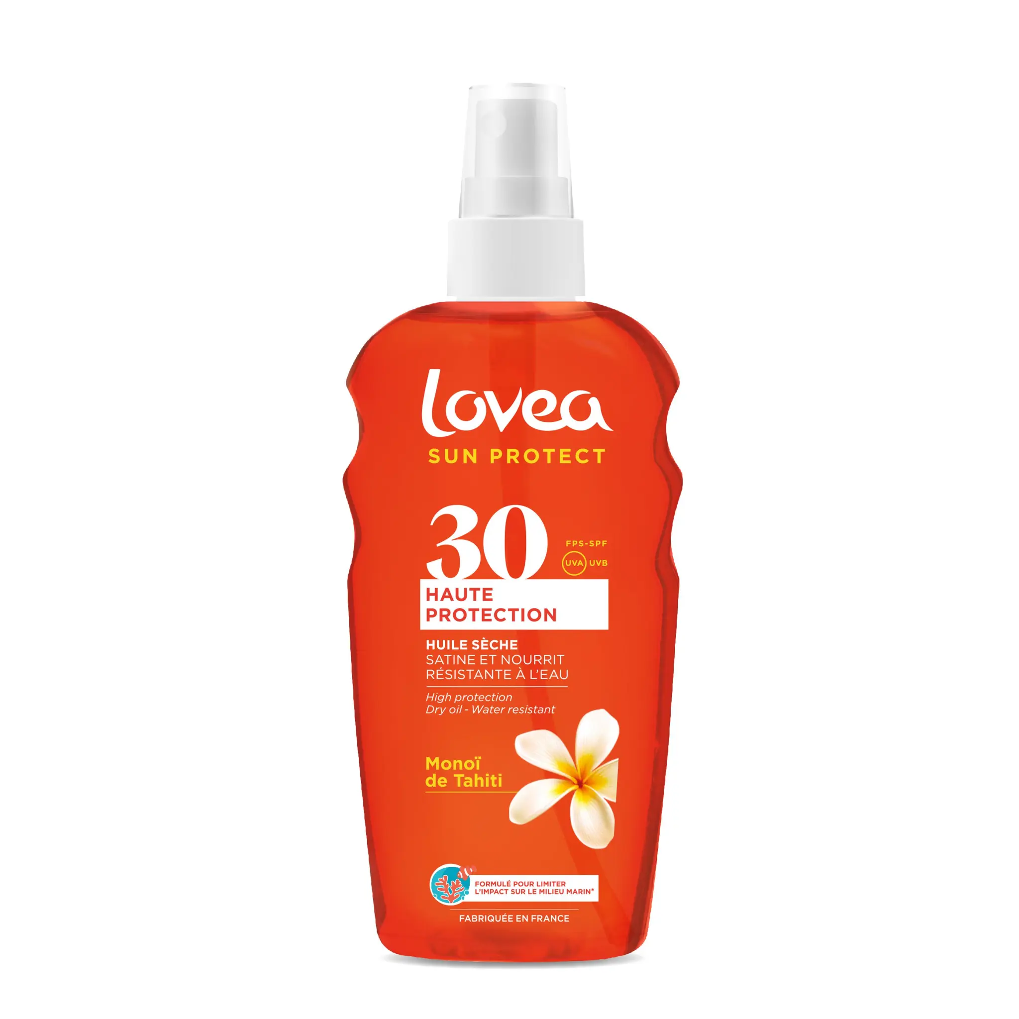 LOVEA Sun Protect Huile sèche FPS30 monoï de Tahiti