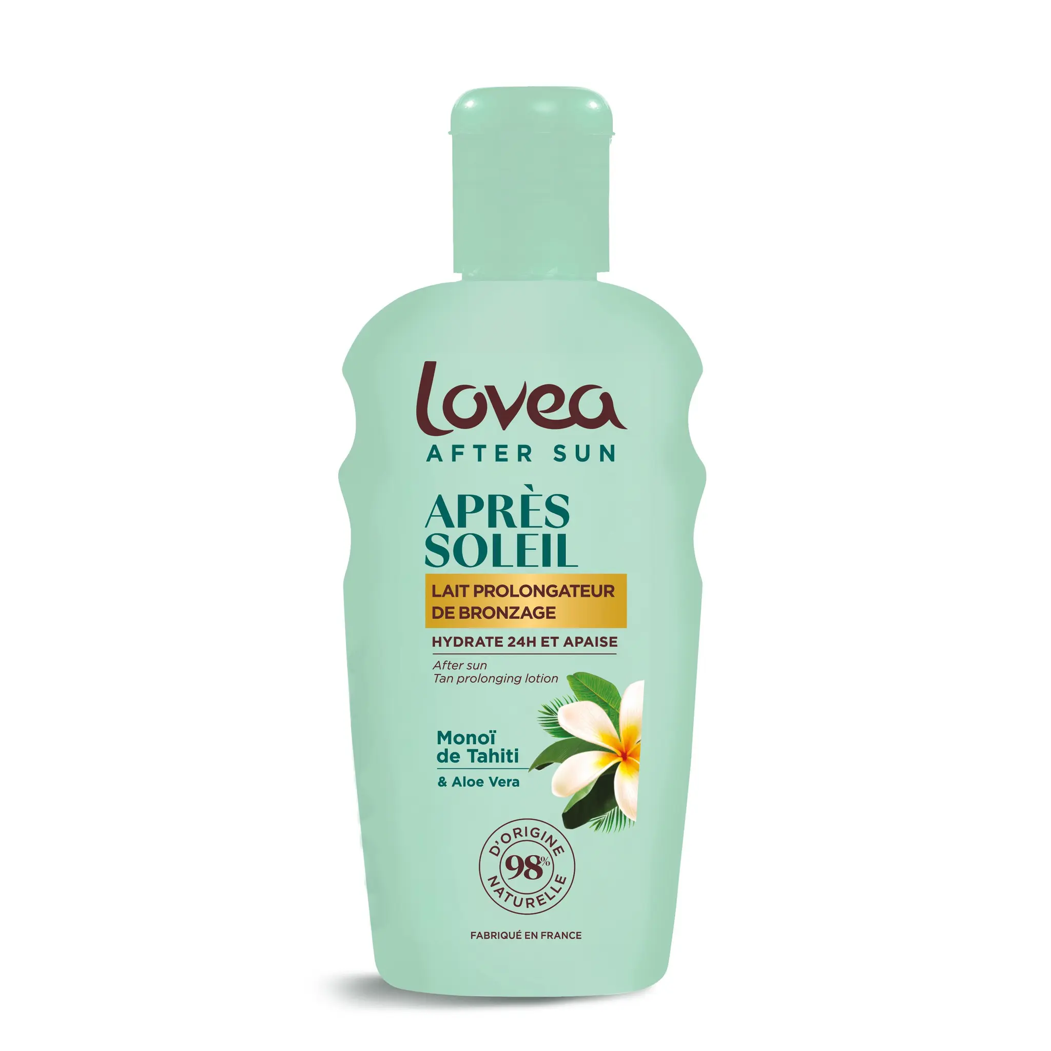 LOVEA After Sun Après soleil lait prolongateur de bronzage monoï de Tahiti et aloé véra