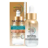 GARNIER Ambre Solaire Natural Bronzer Sérum autobronzant visage à l'acide hyaluronique et eau de coco
