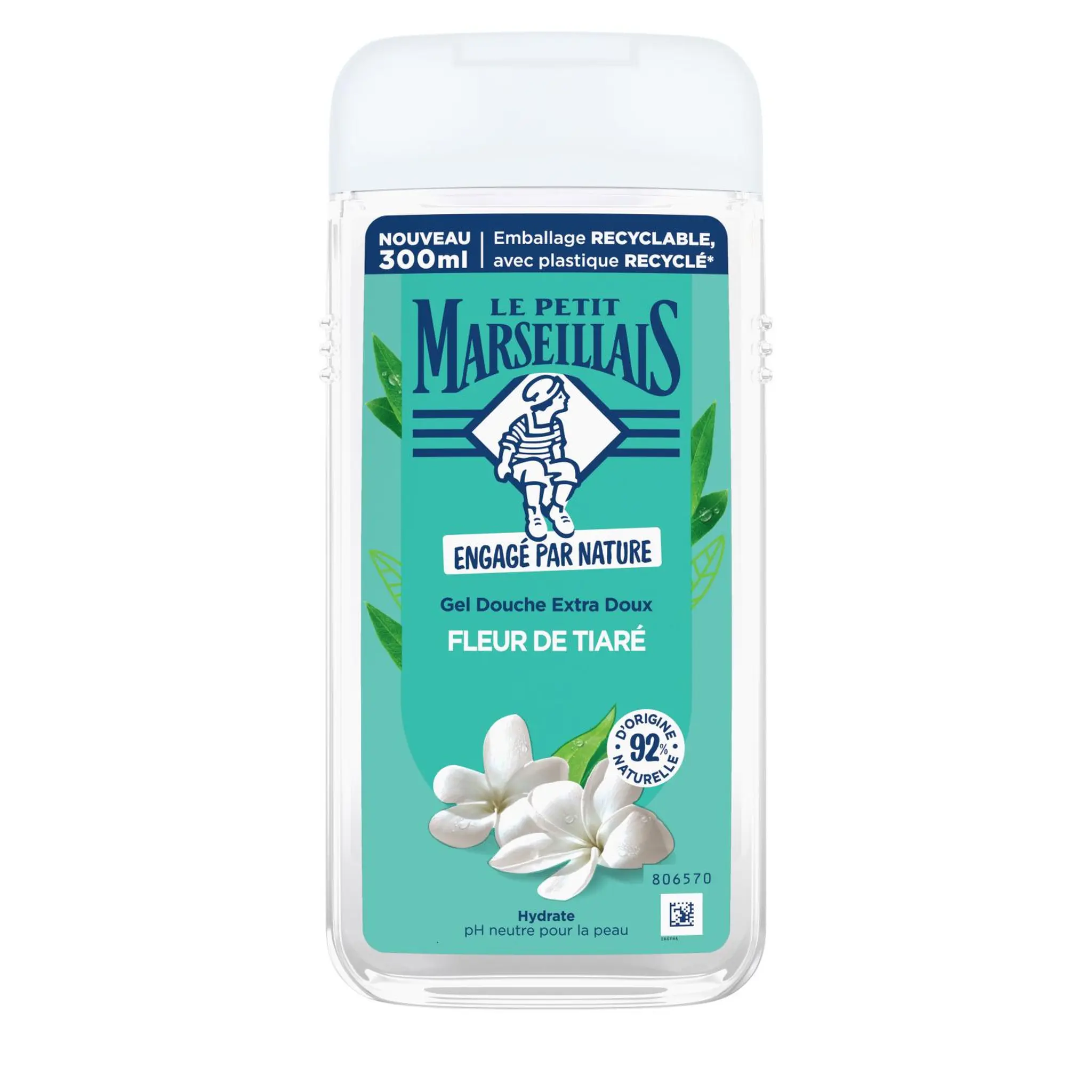 LE PETIT MARSEILLAIS Gel douche à la fleur de tiaré
