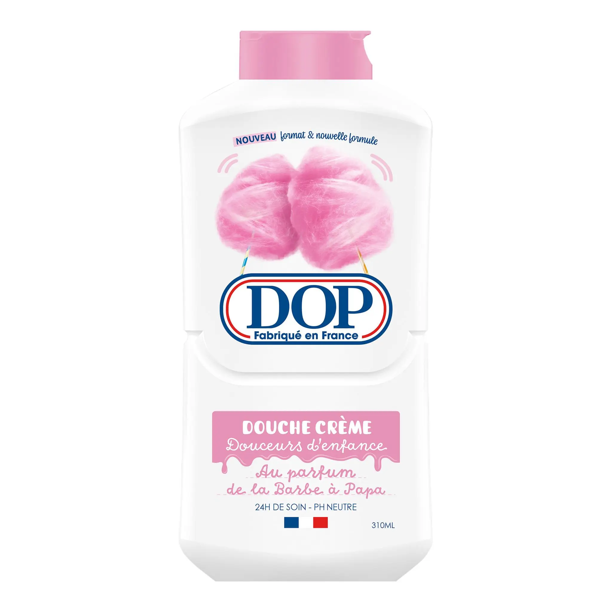 DOP Douceurs d'enfance douche crème au parfum de la barbe à papa