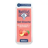 LE PETIT MARSEILLAIS Gel douche et bain pêche blanche bio et nectarine bio