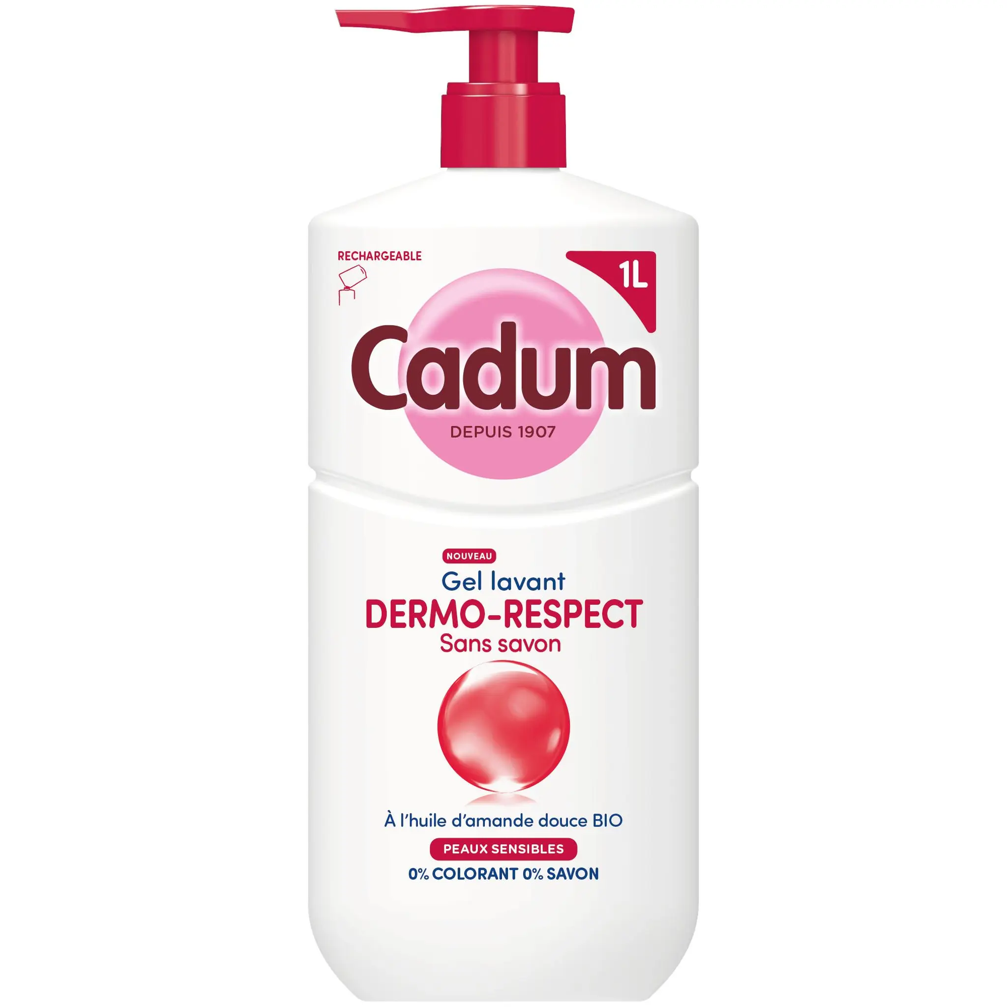 CADUM Gel lavant dermo-respect sans savon