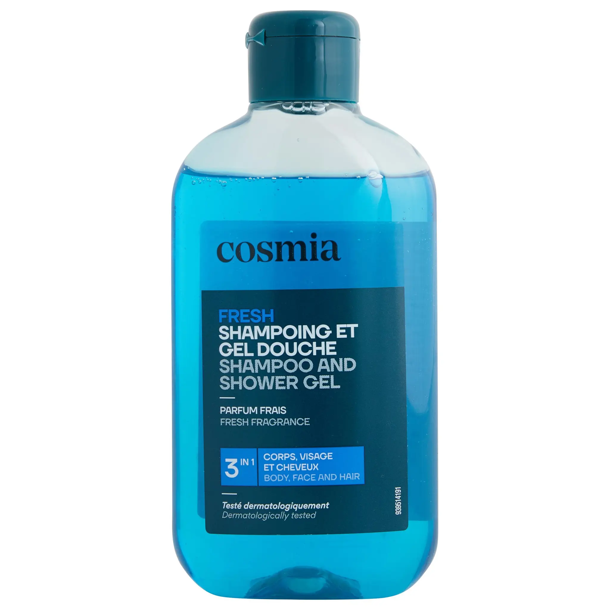 COSMIA Shampoing et gel douche fresh 3en1 parfum frais
