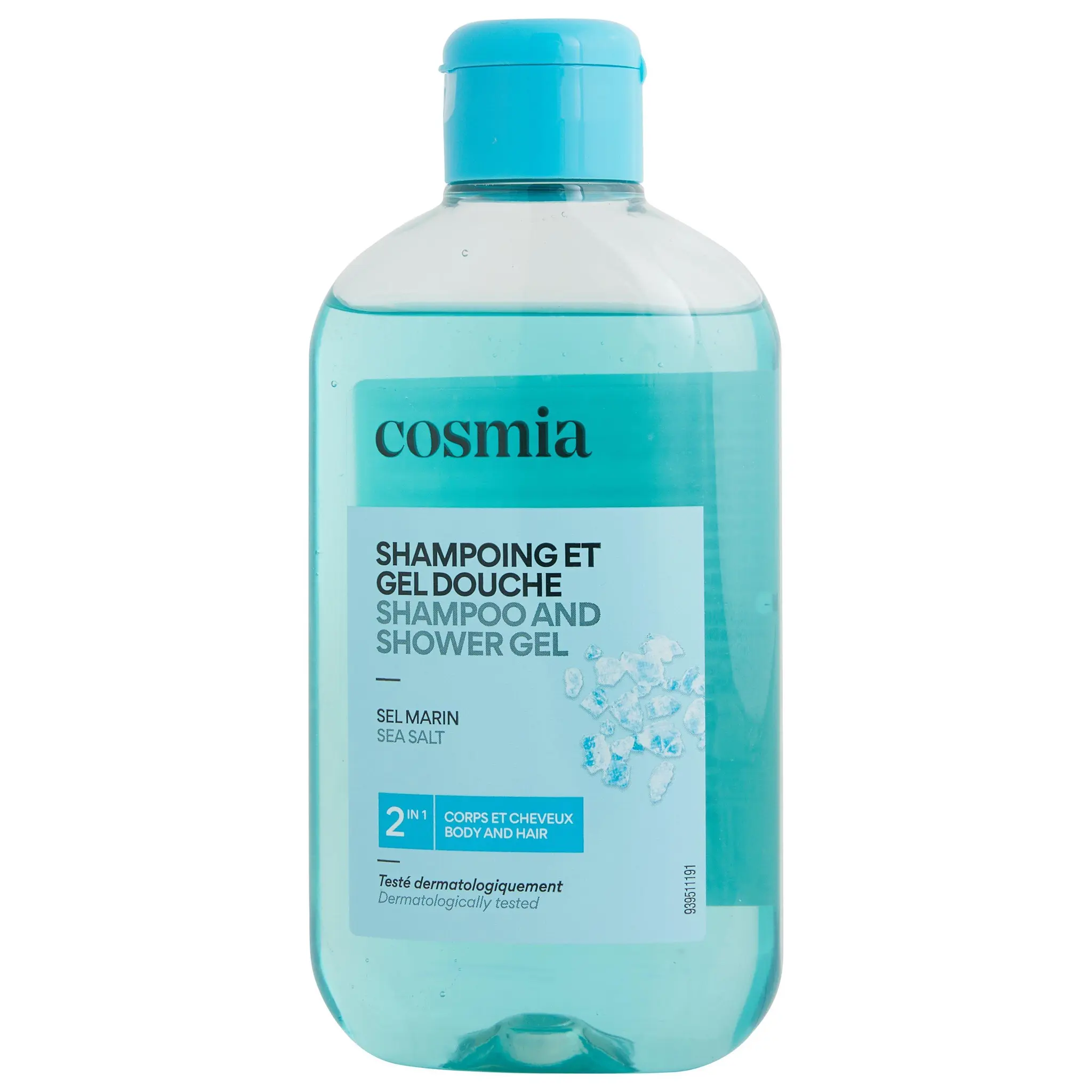 COSMIA Shampoing et douche 2en1 sel marin
