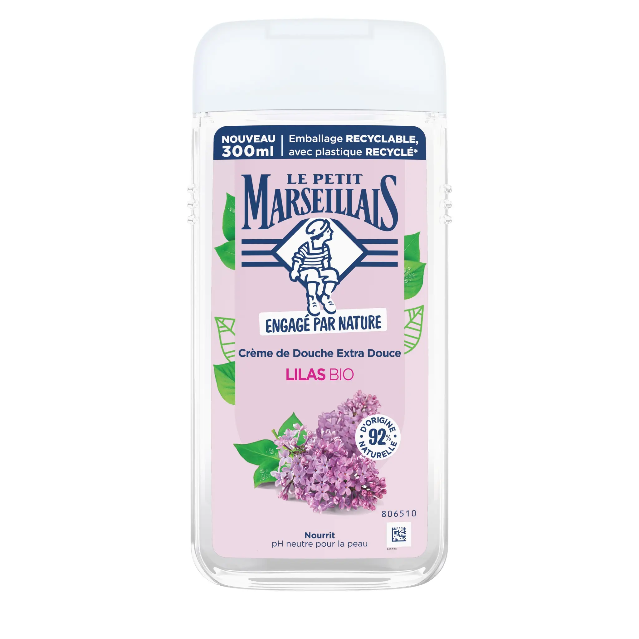 LE PETIT MARSEILLAIS Crème de douche lilas bio