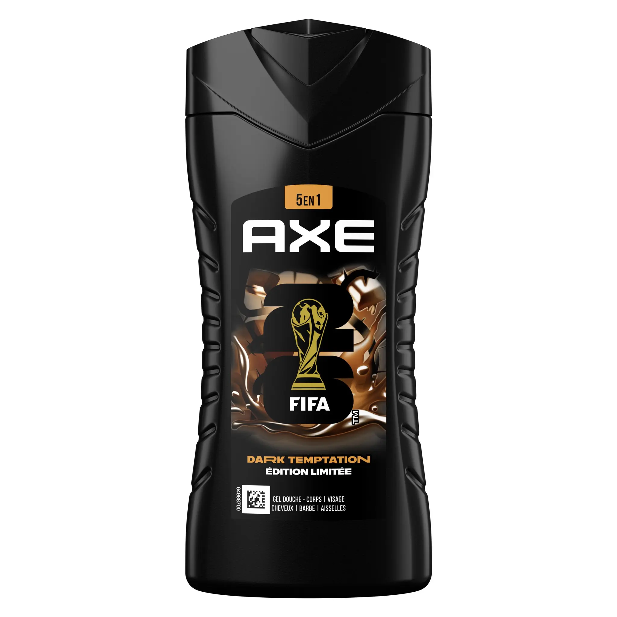 AXE Gel douche dark temptation chocolat tonka fraîcheur et parfum toute la journée