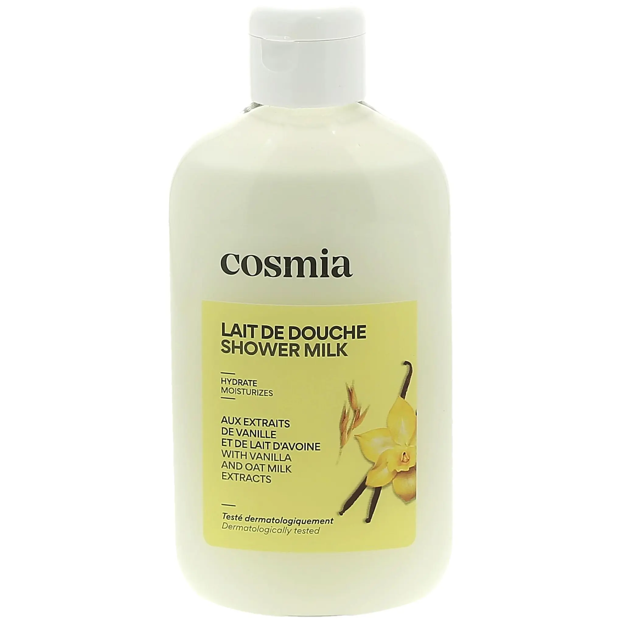 COSMIA Lait de douche aux extraits de vanille et de lait d'avoine