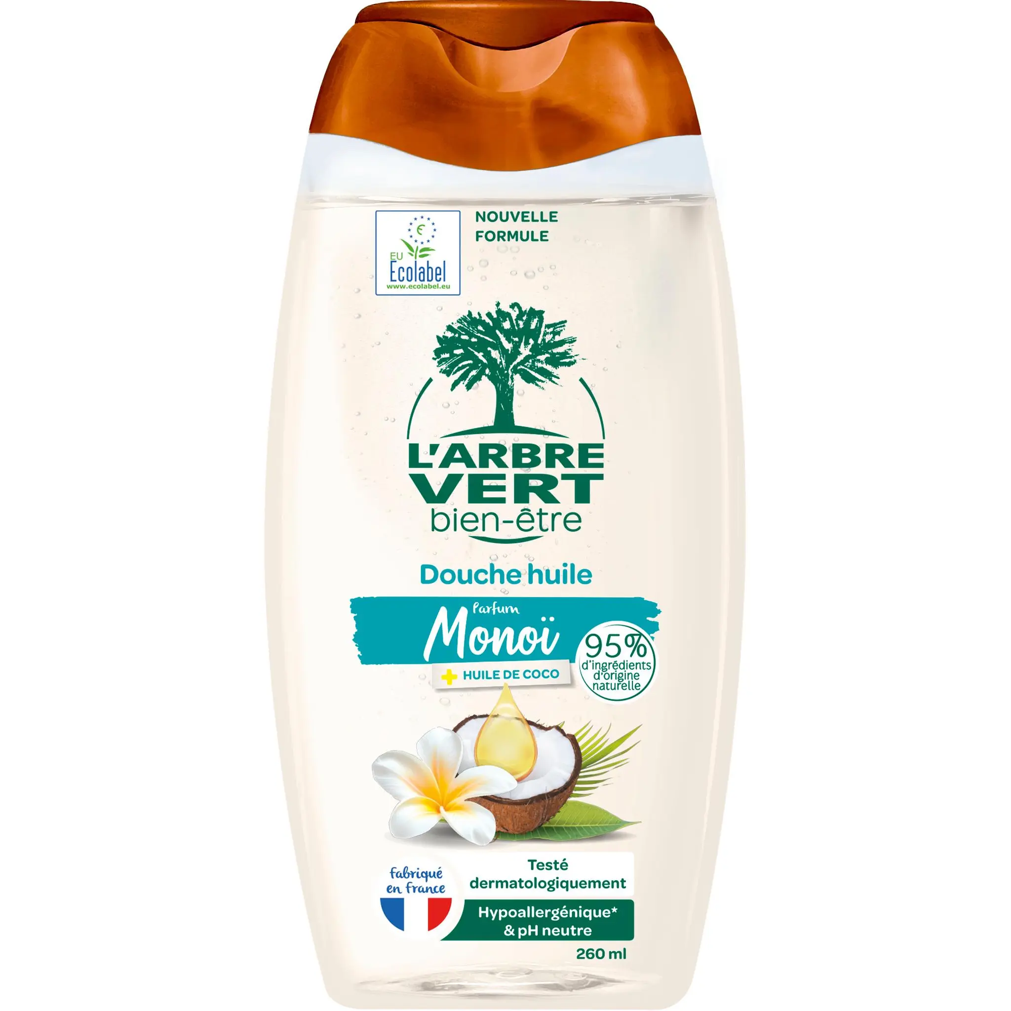 L'ARBRE VERT Douche huile parfum monoï parfum monoï huile de coco