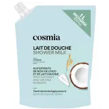 COSMIA Recharge lait de douche hydratant extrait de coco et lait d'avoine