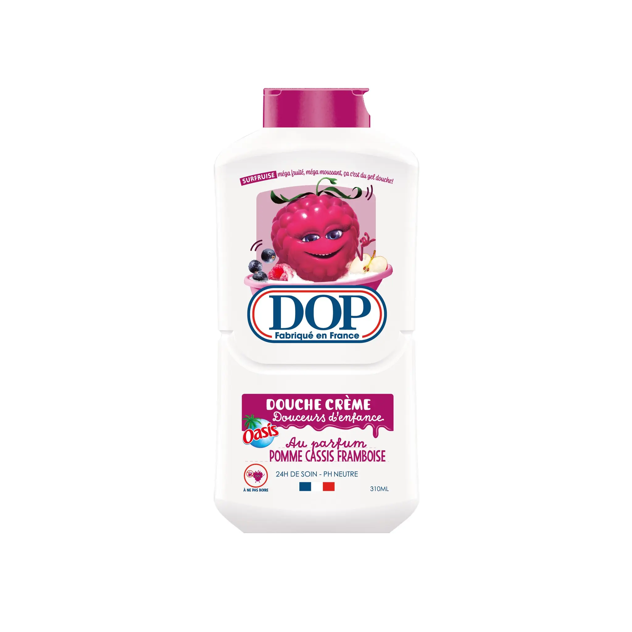 DOP Douceurs d'enfance Douche crème parfum pomme cassis framboise