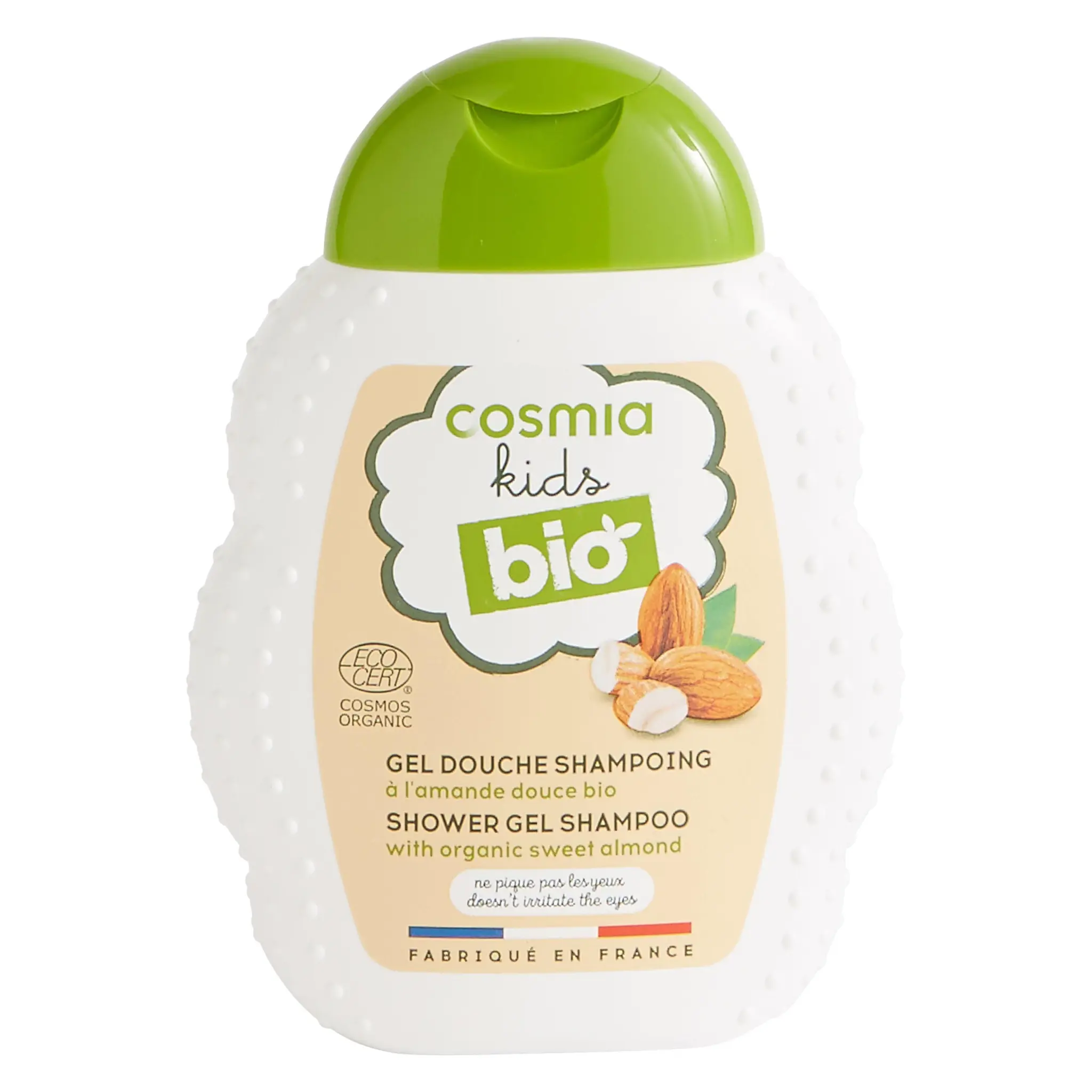 COSMIA KIDS BIO Gel douche shampooing à l'amande douce