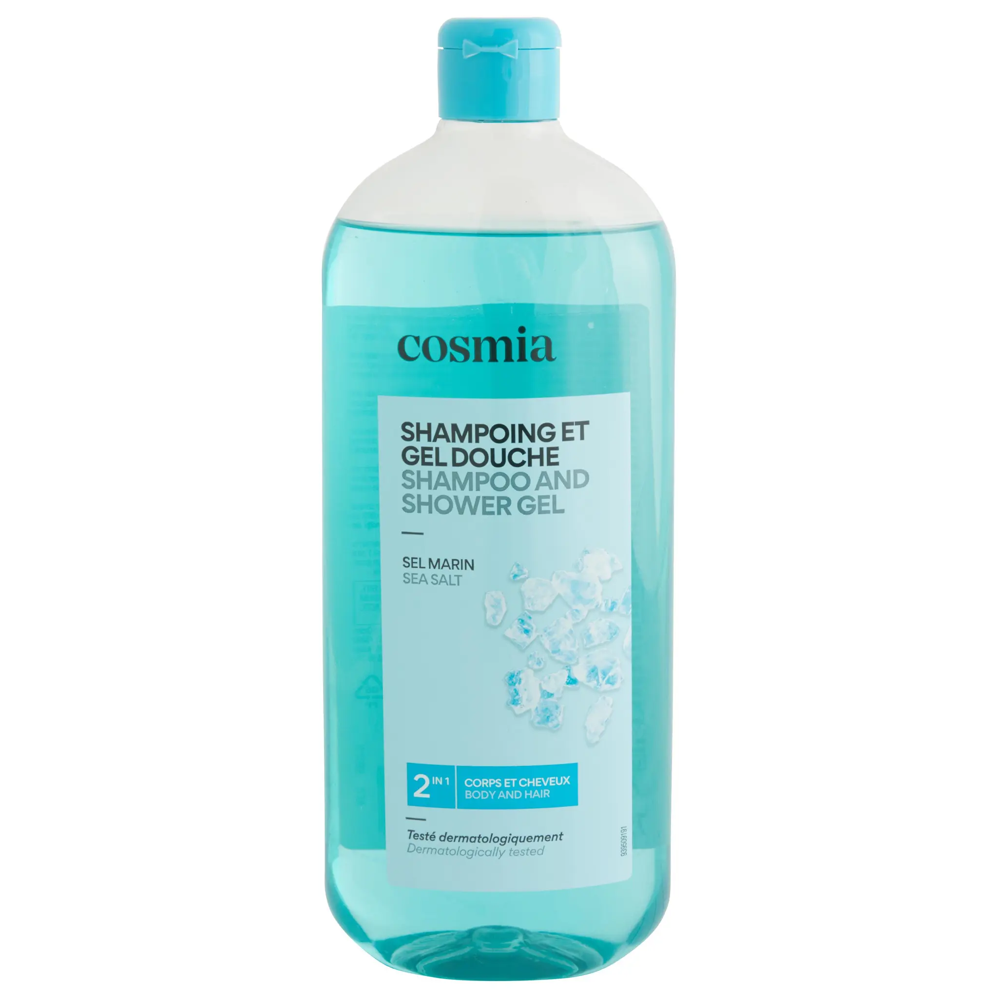 COSMIA Shampooing et gel douche 2en1 sel marin