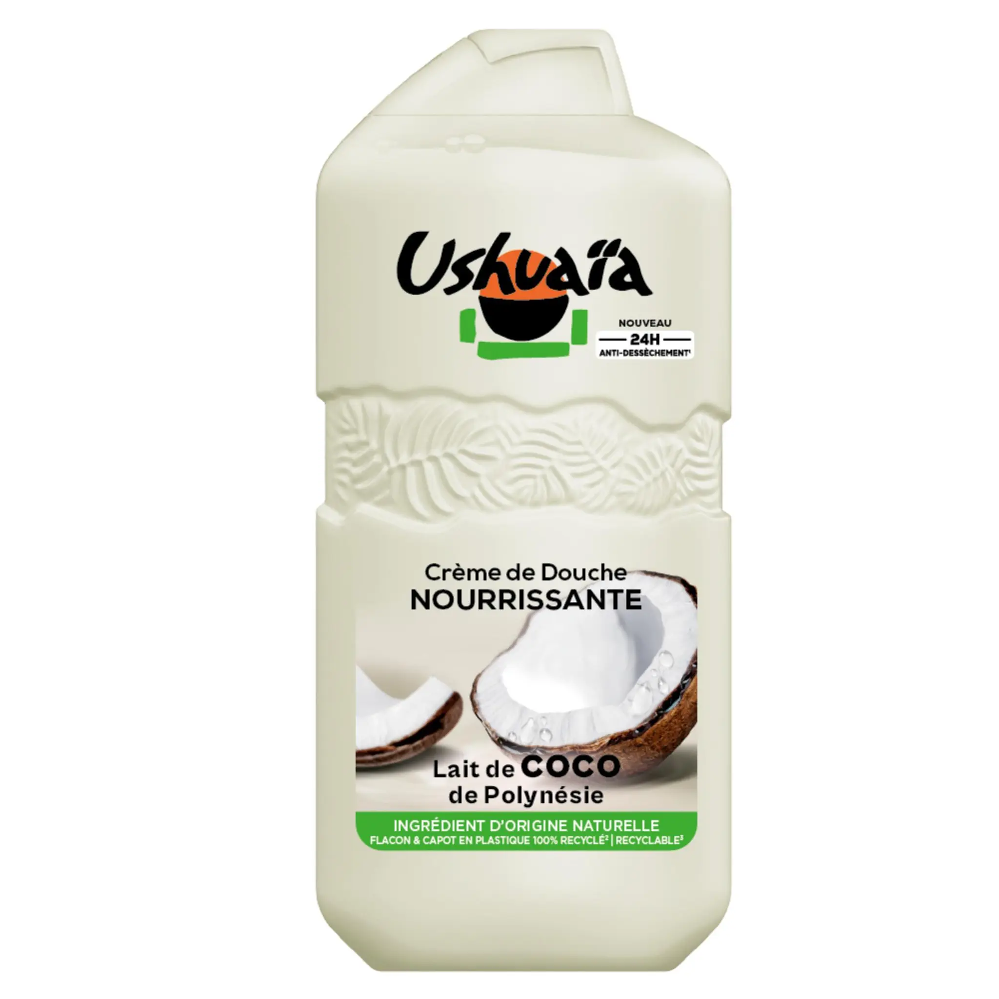 USHUAIA Crème de douche nourrissante au lait de coco de Polynésie