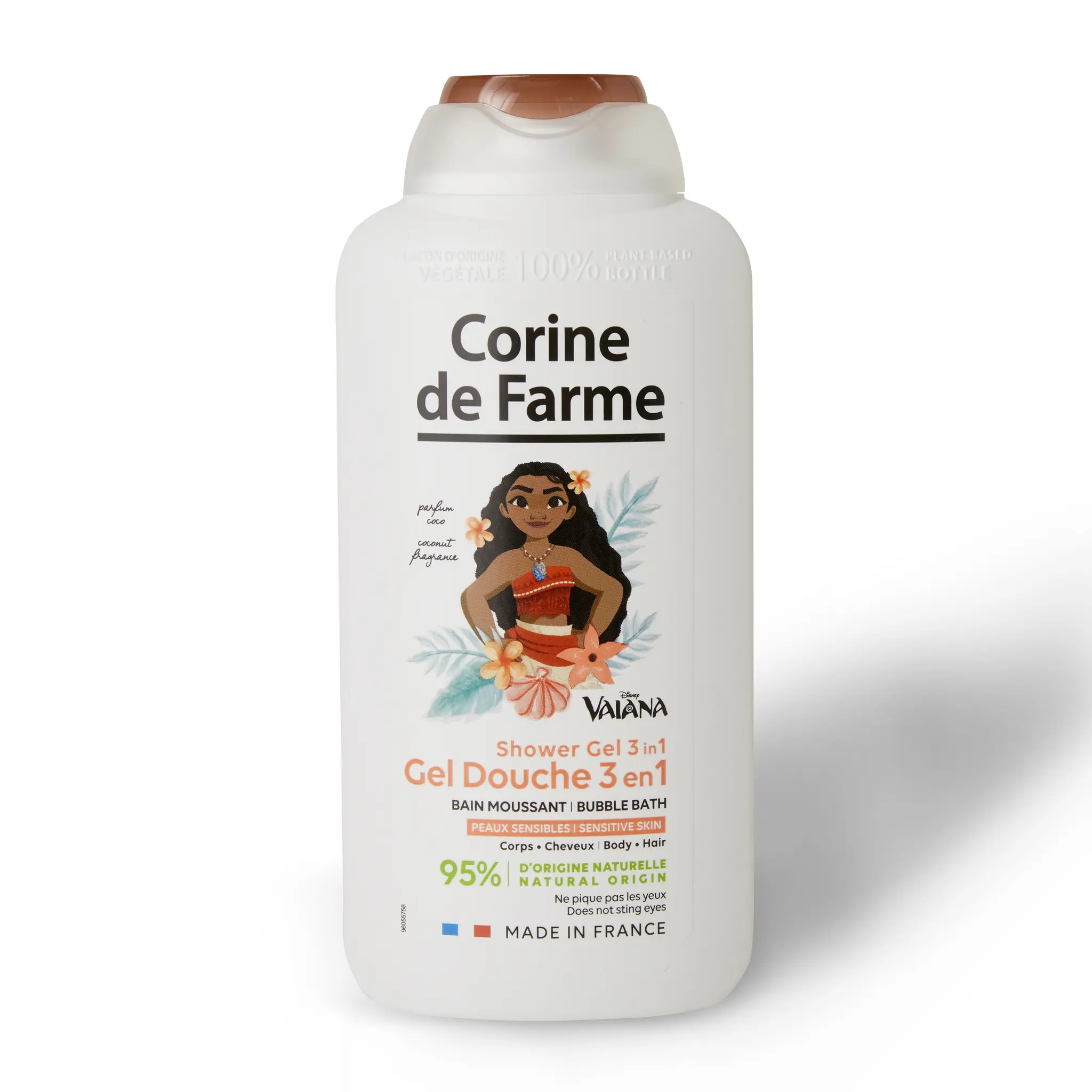 CORINE DE FARME Gel douche 3en1 bain moussant peaux sensibles Vaiana