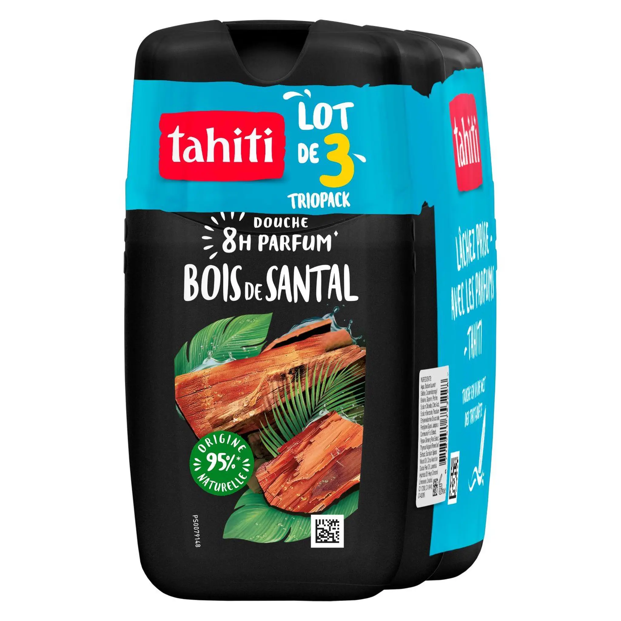 TAHITI Gel douche parfum bois de santal