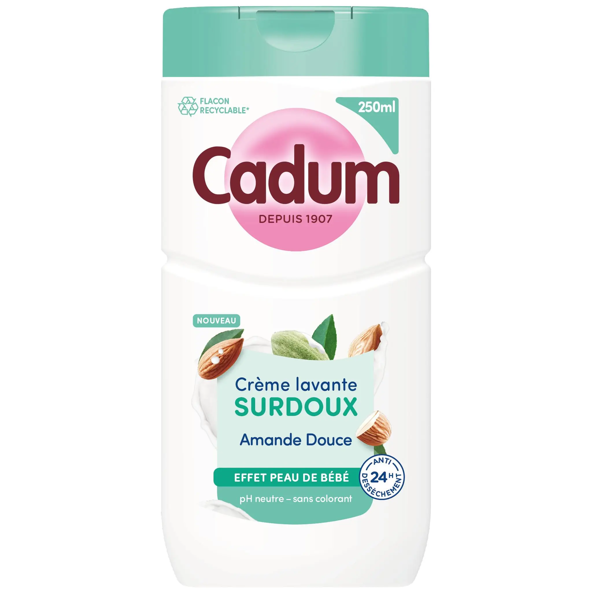 CADUM Crème lavante surdoux amande douce