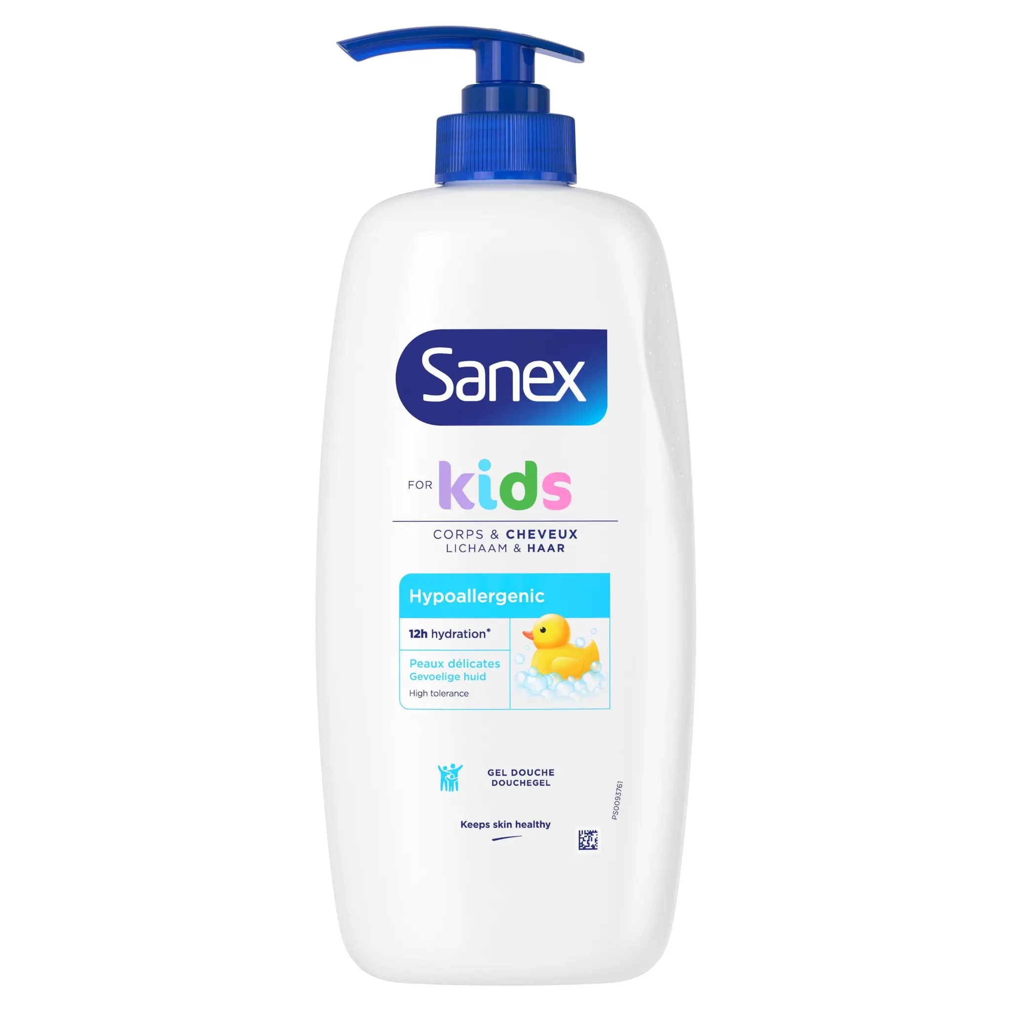 SANEX For Kids gel douche et mousse de bain hypoallergénique corps et cheveux
