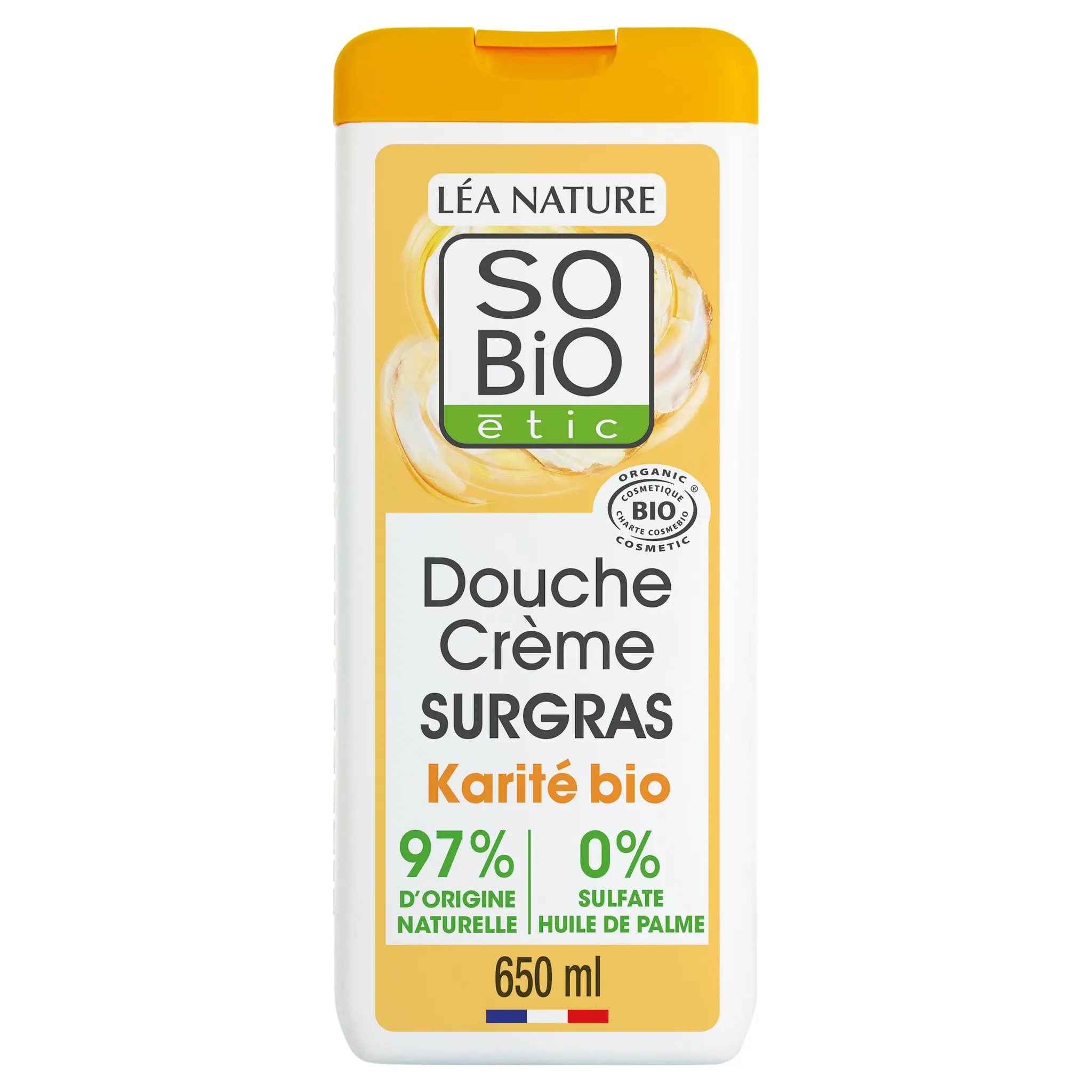 SO BIO ETIC Douche crème bio beurre de karité peaux sèches et sensibles